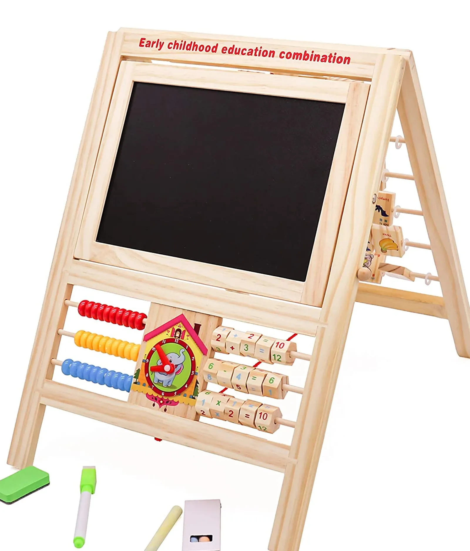 Little Helper Easels & Accessories | Kids Easels & Accessories | 7-in-1 Children's Easel & Educational Toy | Children's Multi-Activity Wooden Toy