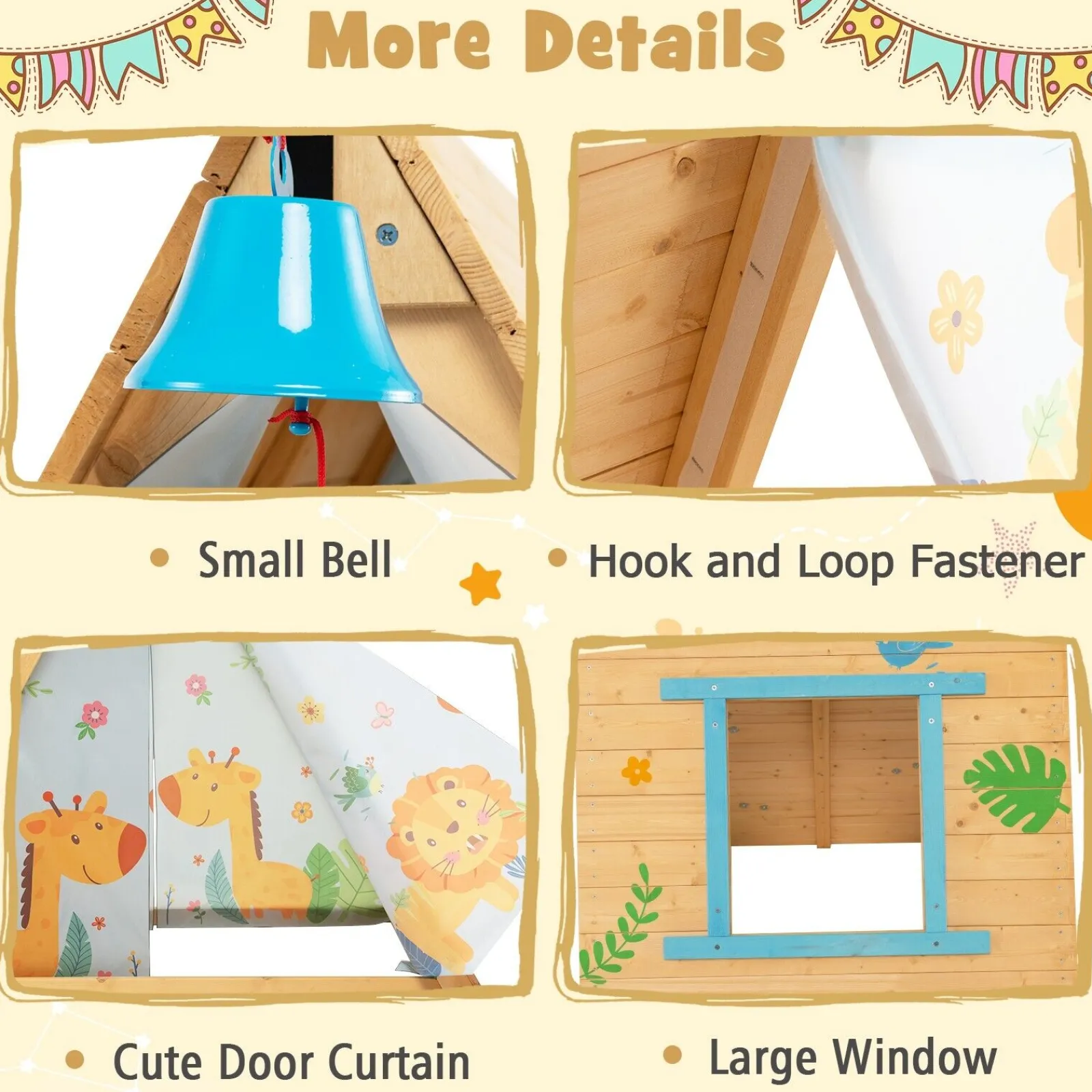 Little Helper Swing & Slide Sets & Garden Play & Trampolines | Kids Climbing Frames & Activity Toys | 2-in-1 Children's Montessori Fir Wood Climbing Frame | Climbing Wall and Playhouse | 3-8 Years