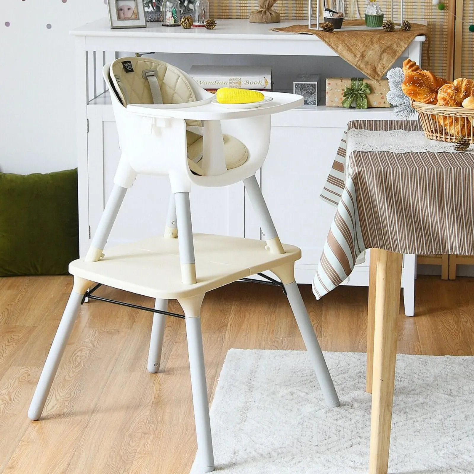 Little Helper High Chairs (plastic) | High Chairs (combination) | 5-in-1 Combination Baby High Chair | Removable Tray 5 Point Harness | Low Chair | Table & Chair Set