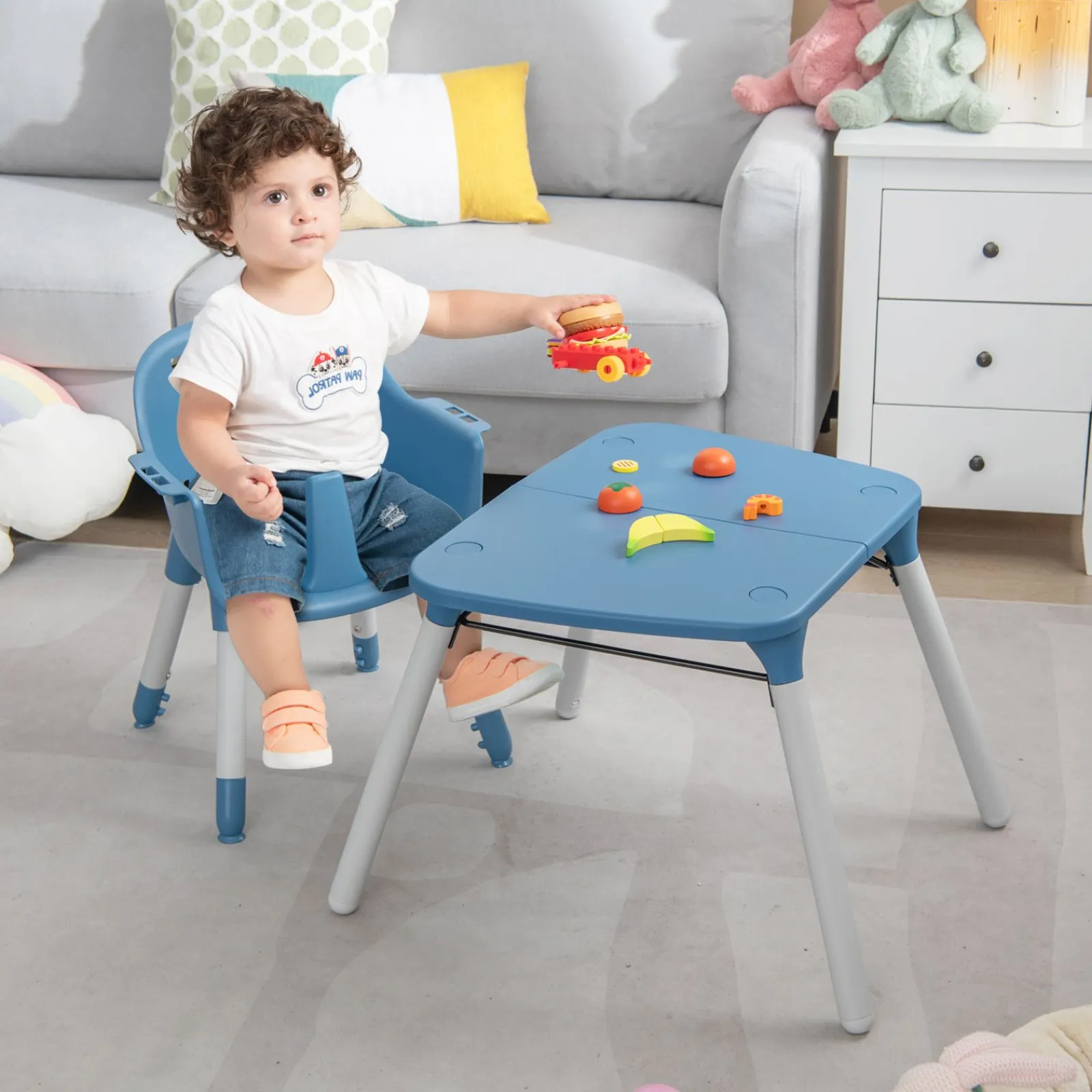 Little Helper High Chairs (plastic) | High Chairs (combination) | 5-in-1 Combination Baby High Chair | Removable Tray 5 Point Harness | Low Chair | Table & Chair Set