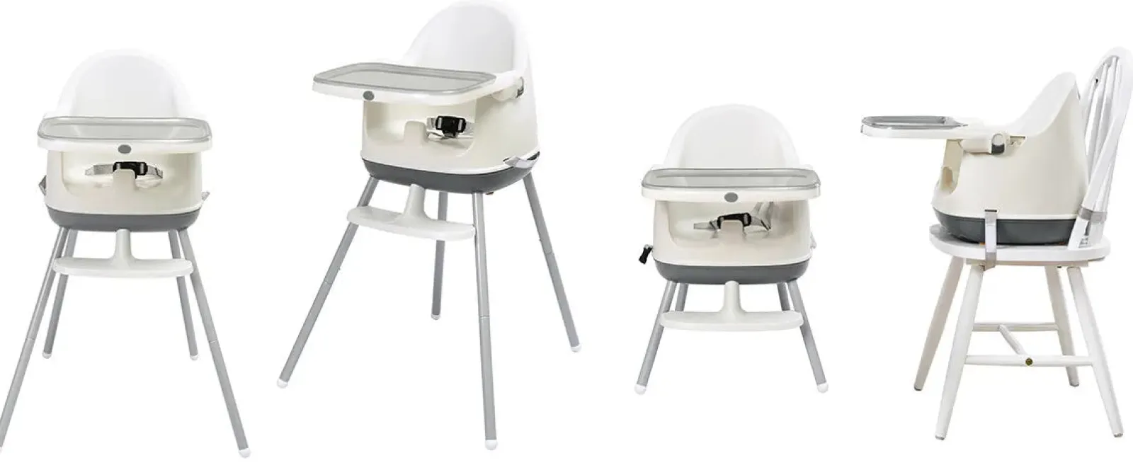 Little Helper High Chairs (plastic) | High Chairs (combination) | 8-in-1 Ergonomic Grow-with-Me High Chair | Booster Seat for Chair | Low Chair | Removable Tray | 6m - 4 years
