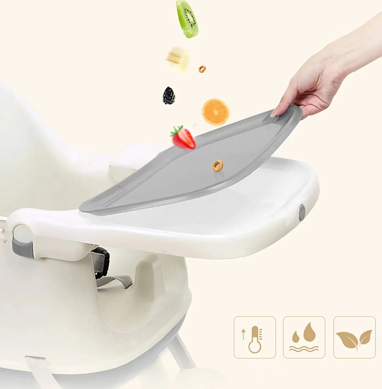 Little Helper High Chairs (plastic) | High Chairs (combination) | 8-in-1 Ergonomic Grow-with-Me High Chair | Booster Seat for Chair | Low Chair | Removable Tray | 6m - 4 years