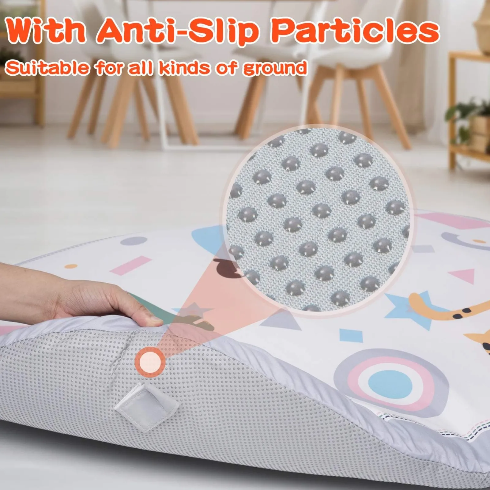 Little Helper Baby Play Gyms & Tummy Time & Activity Centres | Baby Changing Mats | 7-in-1 Five Senses Multipurpose Activity Baby Gym | Washable Baby Play Mat | 2 Detachable Non-Slip Mats