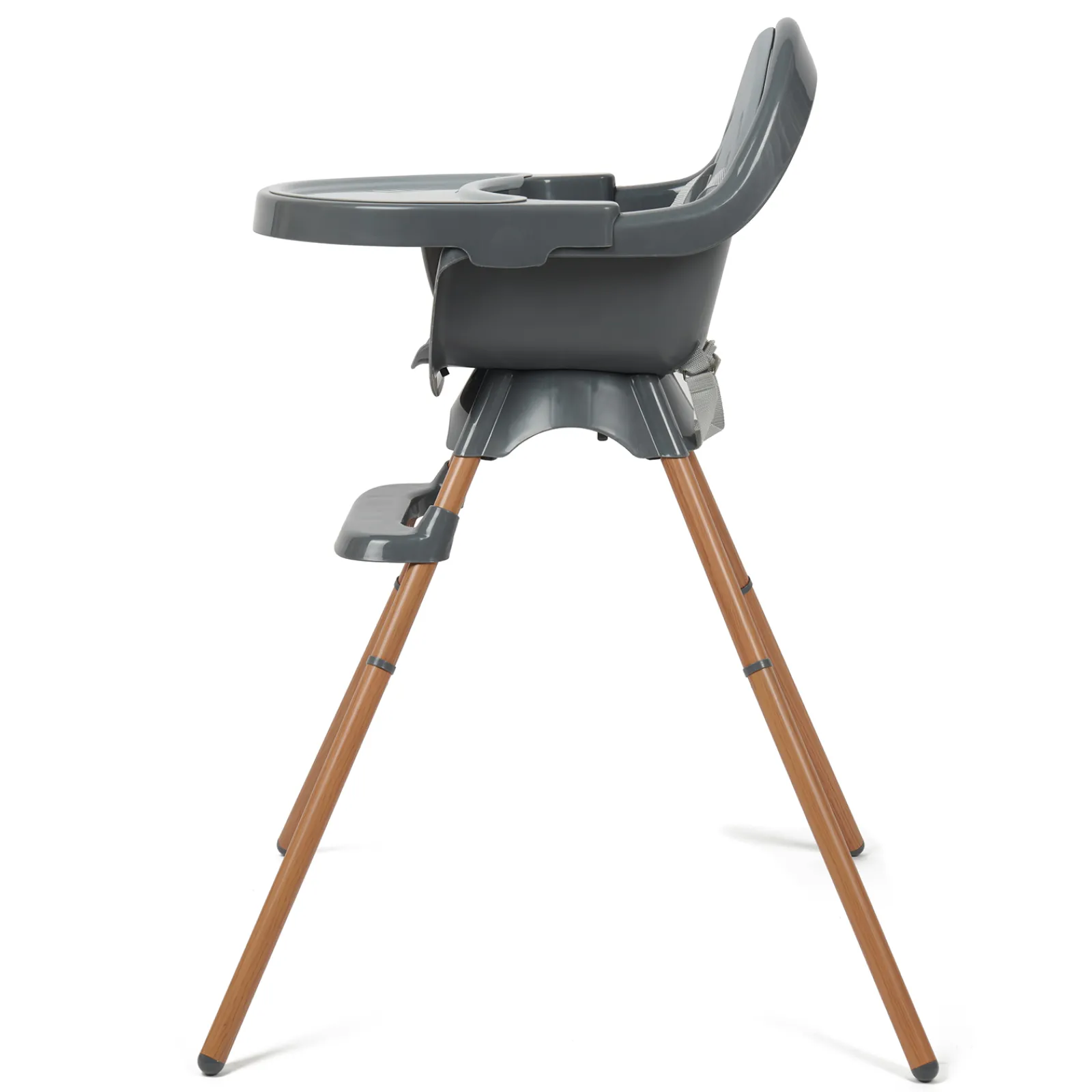 Little Helper High Chairs (plastic) | High Chairs (combination) | 5-in-1 Grow-with-me Baby High Chair | 5-Point Harness | Booster Seat | Low Chair | Graphite Grey | 6m - 5 Years