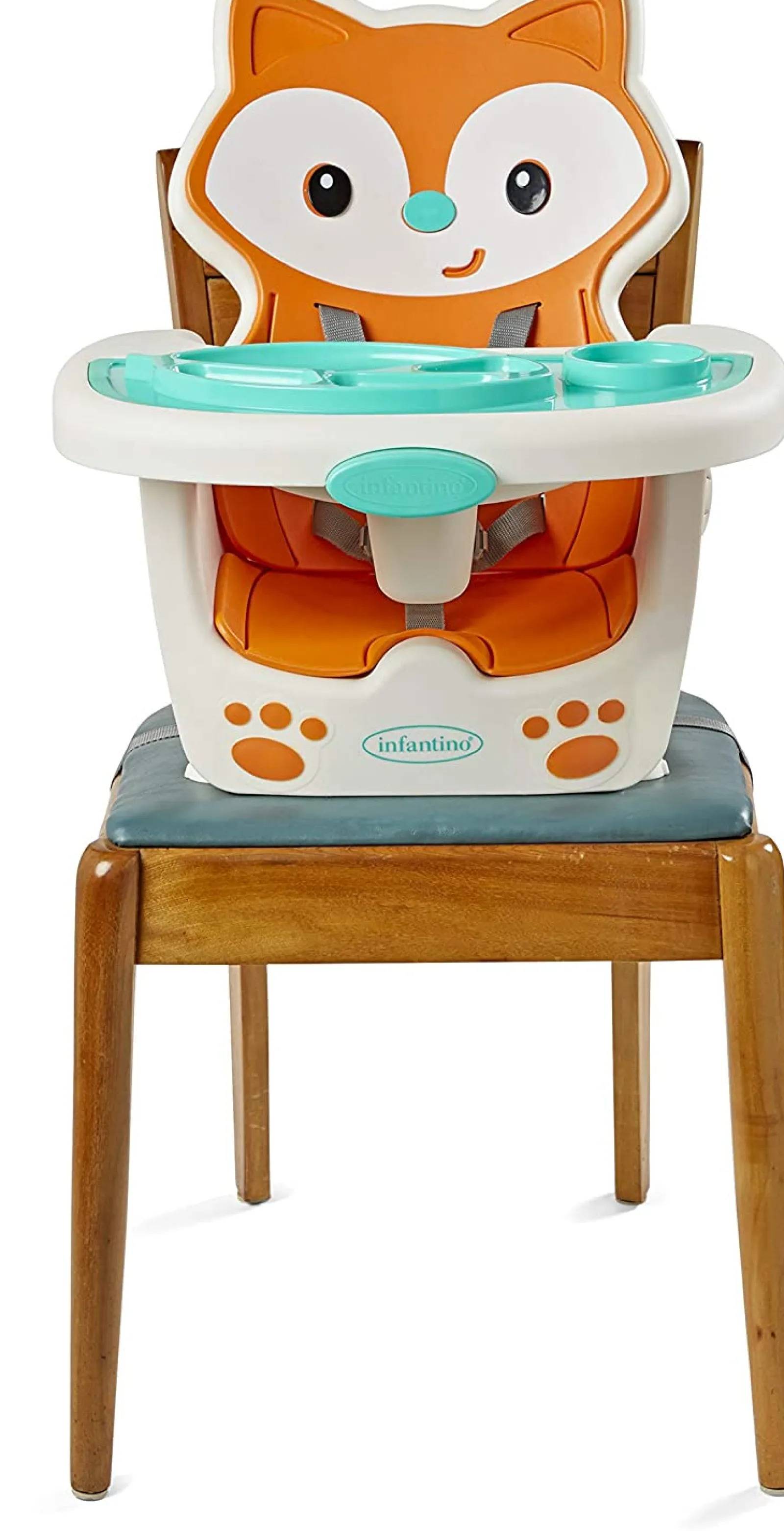 Little Helper High Chairs (plastic) | High Chairs (combination) | 7-in-1 Grow-with-Me Reclining Baby High Chair, Low Chair & Booster Seat for Chairs | Mr Fox