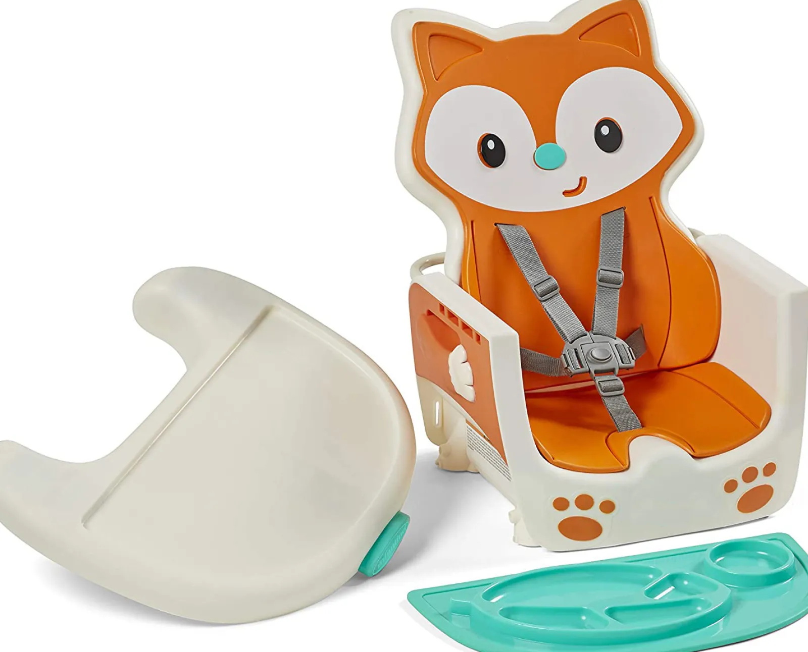 Little Helper High Chairs (plastic) | High Chairs (combination) | 7-in-1 Grow-with-Me Reclining Baby High Chair, Low Chair & Booster Seat for Chairs | Mr Fox