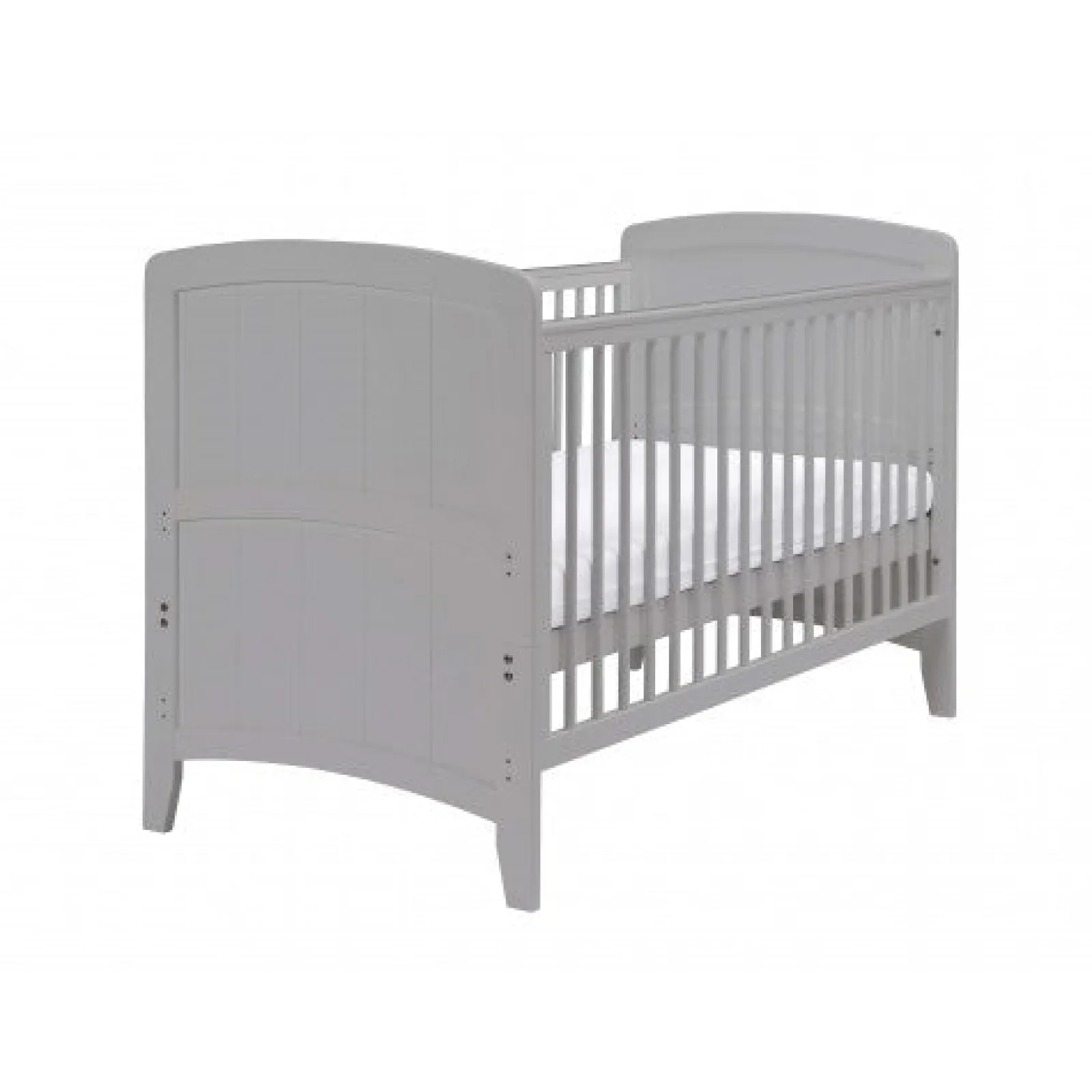 Little Helper Toddler Beds & Childrens Single Beds | Cot Beds | 2-in-1 Lullaby Cot Bed | Wooden Toddler Bed | Chalky Grey