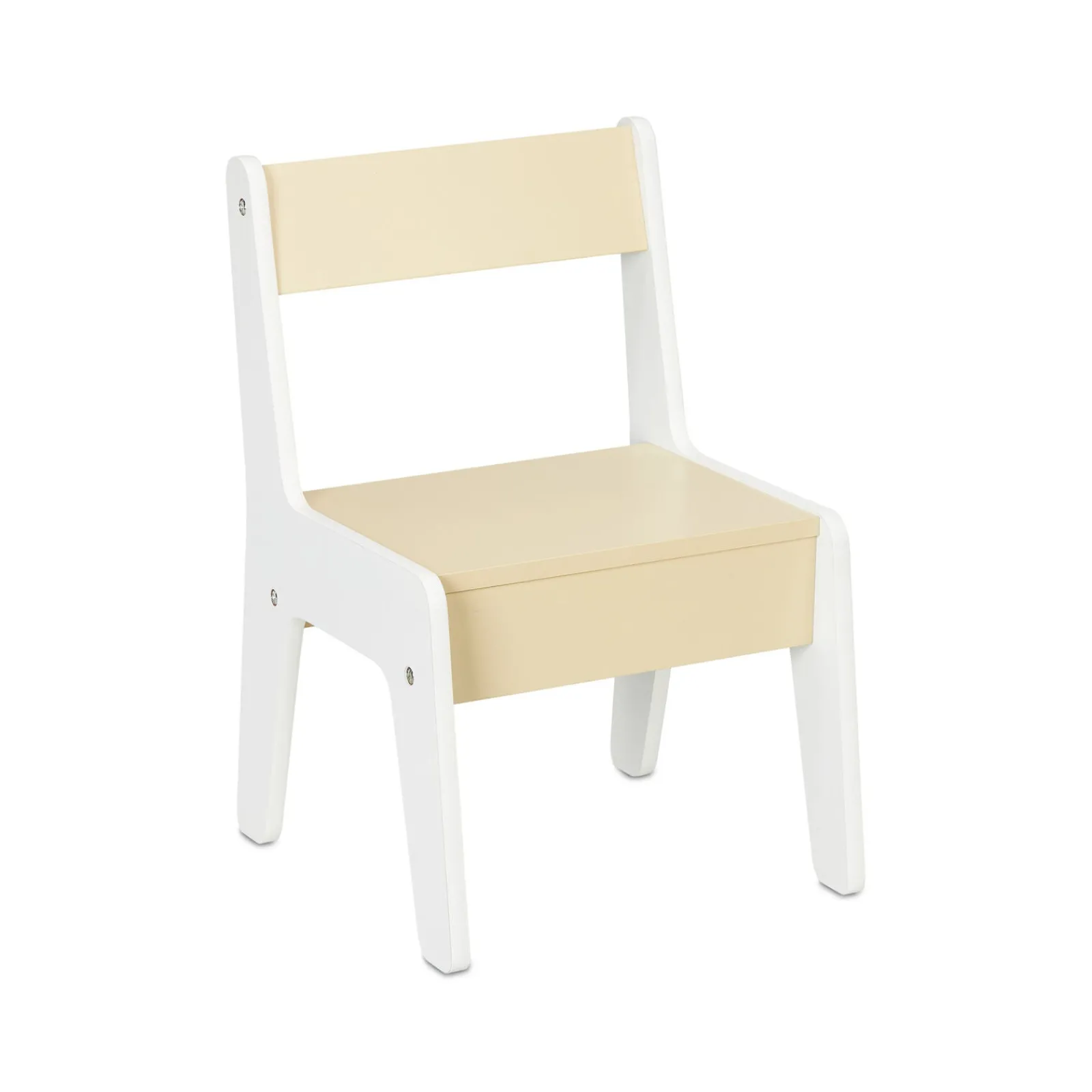 Little Helper Montessori Toys & Products | Easels & Accessories | 5-in-1 Montessori Compact Kids Desk | Easel | Sling Bookcase | Bookshelf | Storage & Stool | White