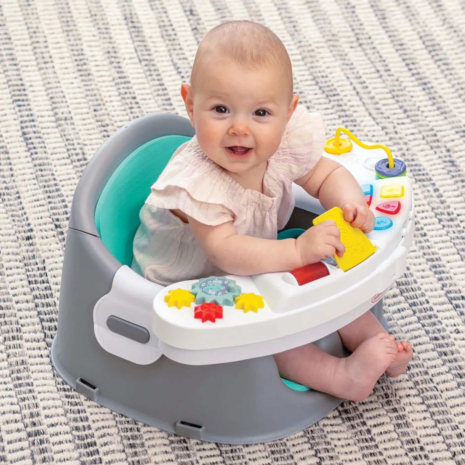 Little Helper Booster Seats & Support Seats | 3-in-1 Music & Lights Activity Seat | Booster Seat Dining Chair | Portable High Chair | Booster Cushion | Removable Tray