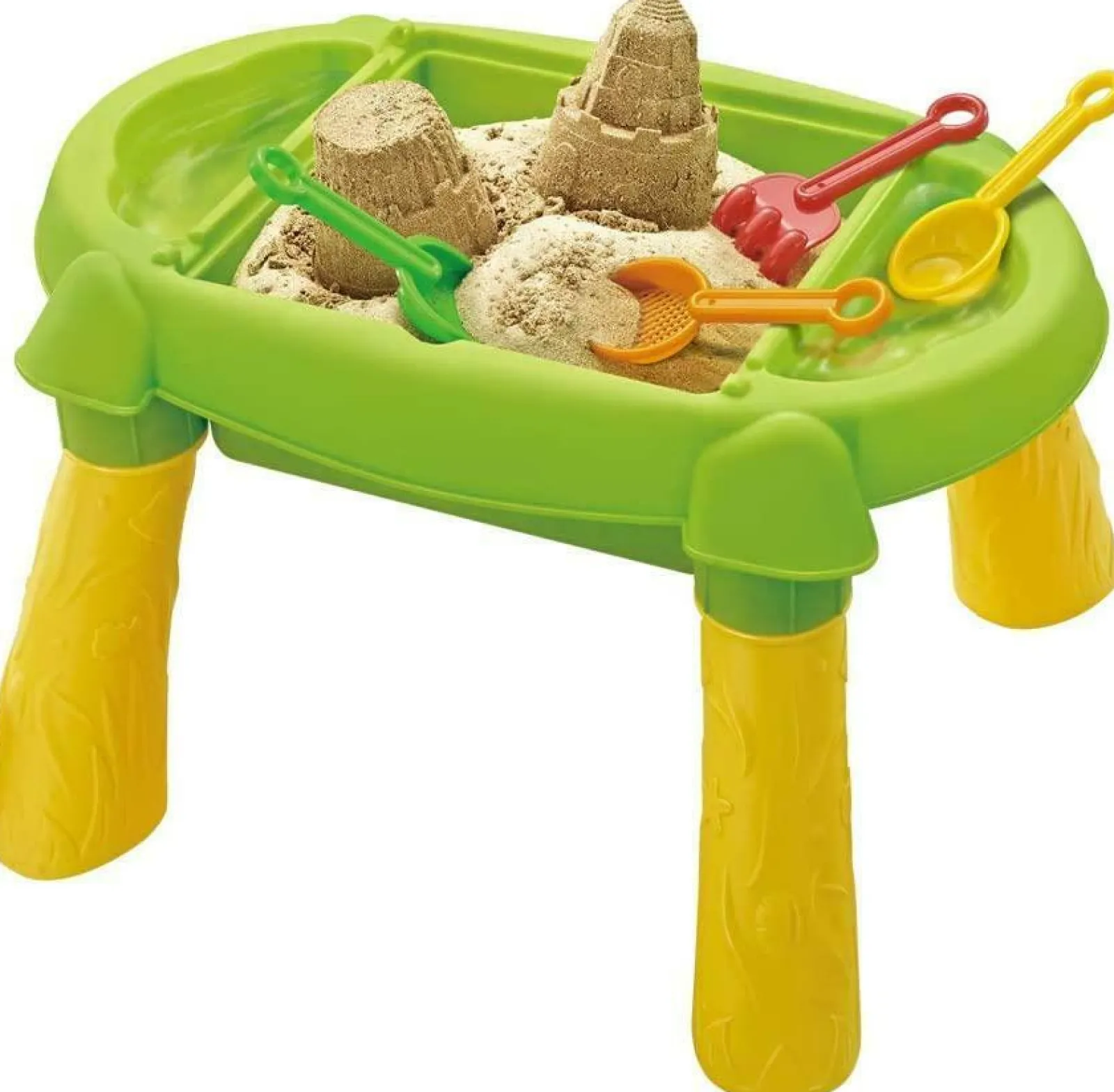 Little Helper Sand & Water Table & Sandpits & Mud Kitchens | Activity Toys | 2-in-1 Sand & Water Table | 16 piece Accessory Kit with Water Wheel | Kids Sand Pit | 3 years+