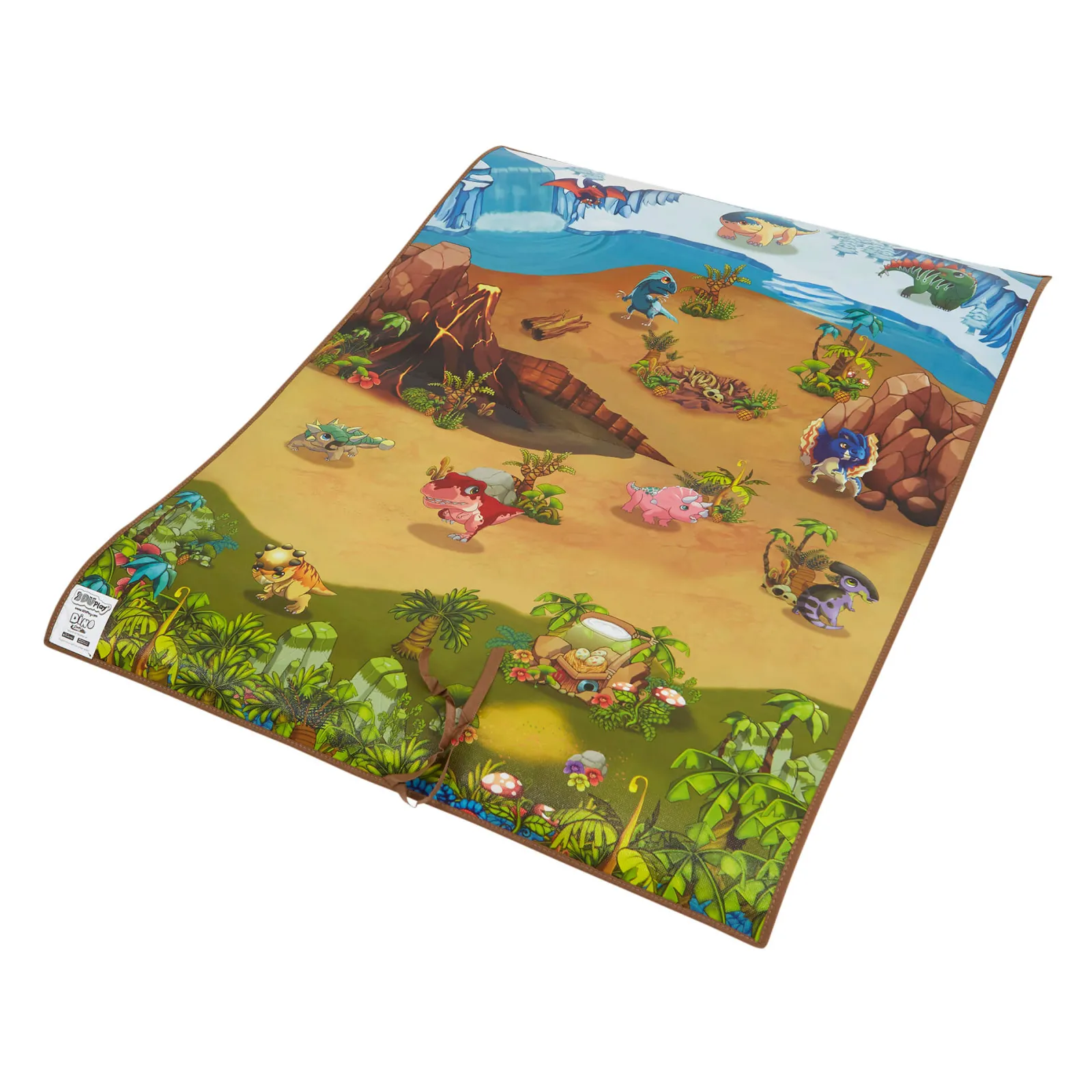 Little Helper Baby Play Mats & Rugs | Play Mats & Rugs | Interactive | Educational Dinosaur Rug & Game | Play Mat with App | 120 x 90cm