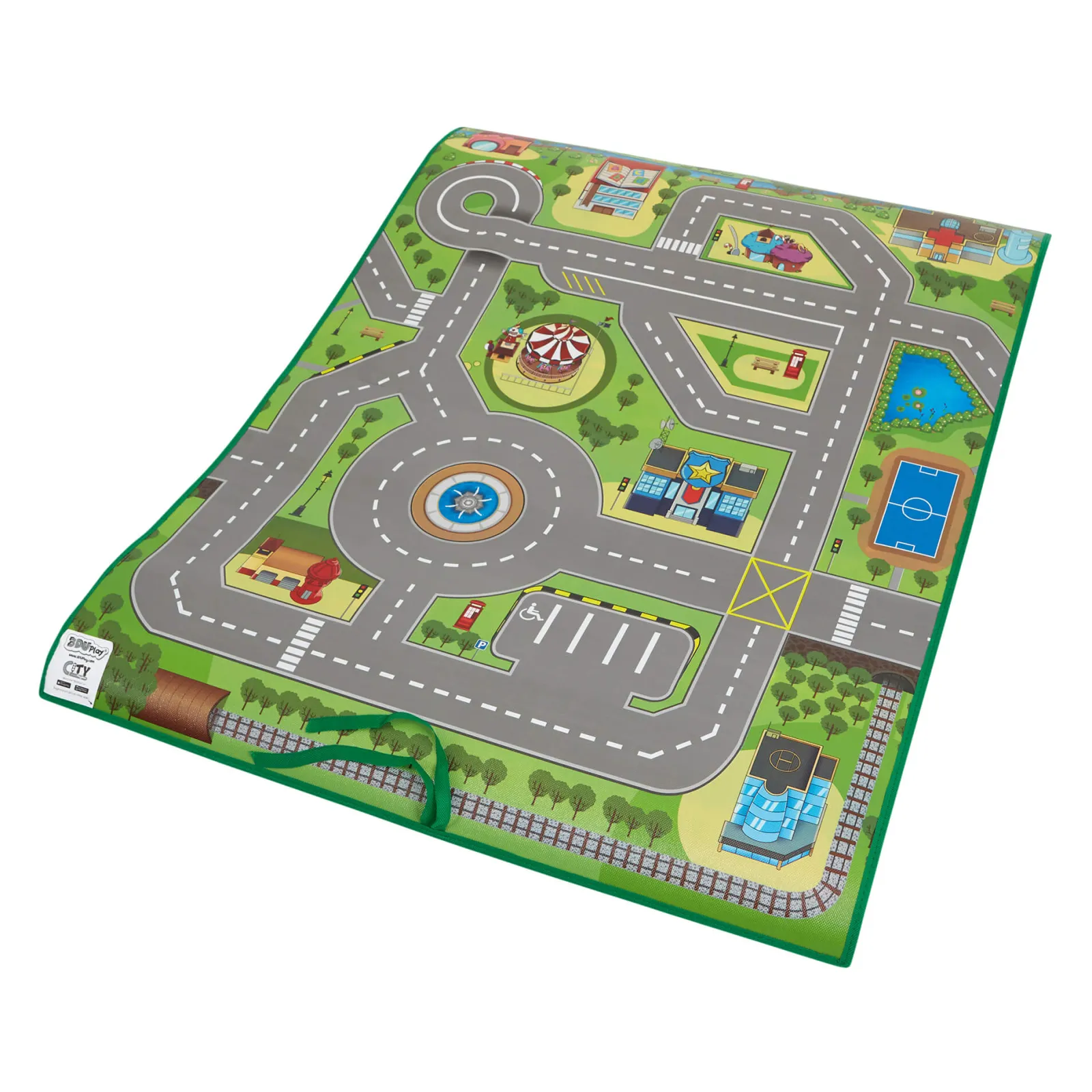 Little Helper Baby Play Mats & Rugs | Play Mats & Rugs | Interactive | Educational Mini City Rug & Game | Play Mat with App | 120 x 90cm