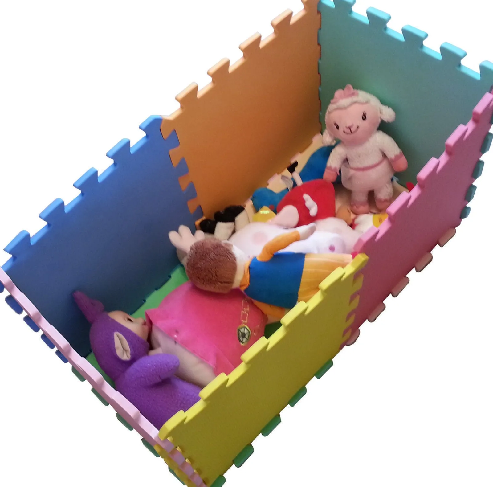 Little Helper Montessori Toys & Products | Travel Cots & Travel Beds | Interlocking Montessori Thick Foam Play Floor Mats | Jigsaw Mats for Baby Playpens and Playrooms | Multicoloured