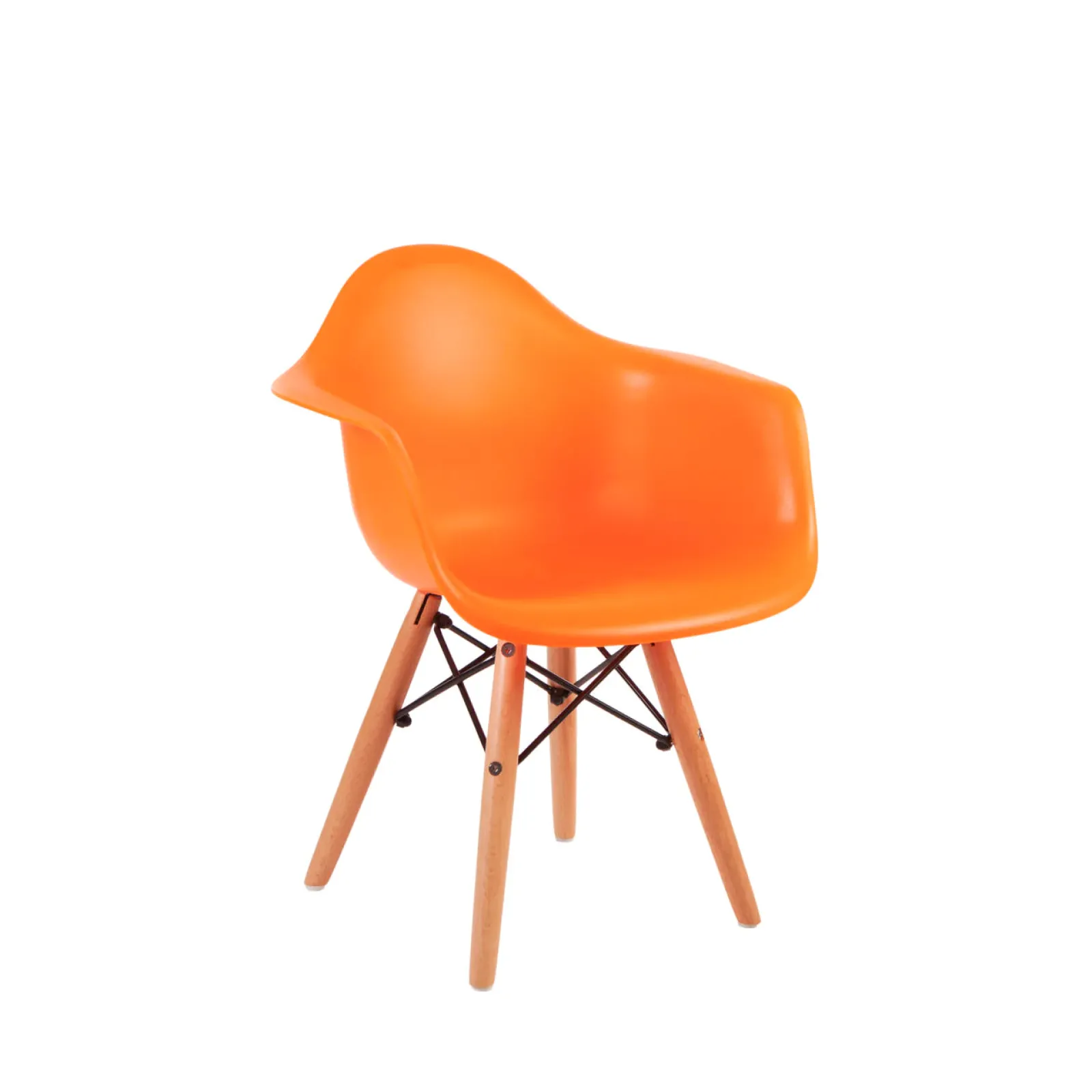 Little Helper Table & Chairs (wooden) | Chairs & Stools | Junior Design-Inspired Contemporary Wooden Chair | Orange | Kiwi Green