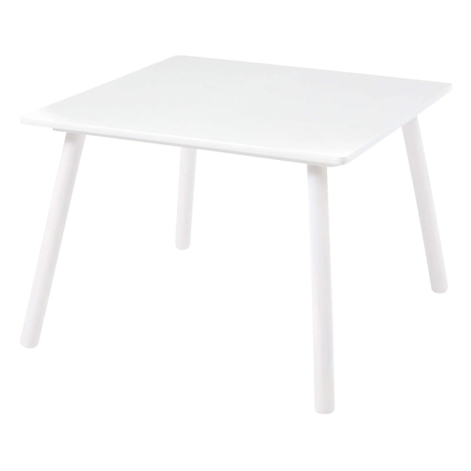 Little Helper Table & Chairs (wooden) | Kids | Children's Wooden Table and Chair Set for 2 | White | Cat & Dog Design
