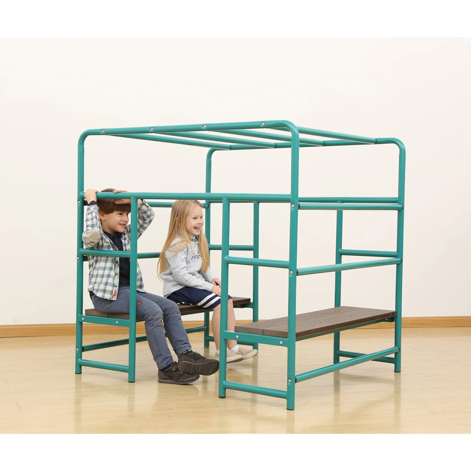 Little Helper Swing & Slide Sets & Garden Play & Trampolines | Kids Climbing Frames & Activity Toys | Kids Climbing Frame | Outdoor Play Equipment | Kids Monkey Bars | 118 x 110 x 110cm | 3 years+