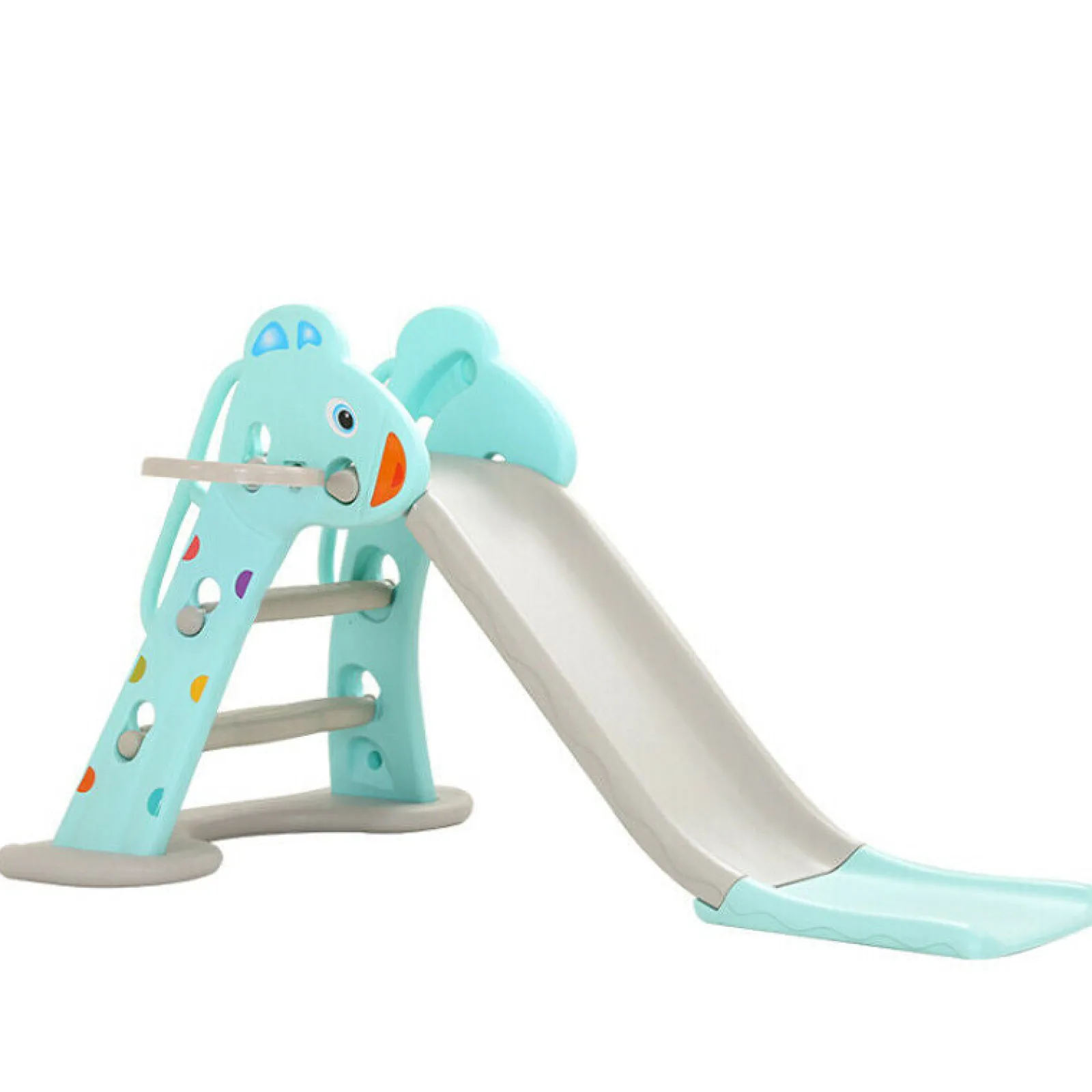 Little Helper Swing & Slide Sets & Garden Play & Trampolines | Kids Climbing Frames & Activity Toys | Kids Folding Montessori 2-in-1 Slide & Basketball Hoop | Indoors & Outdoors | 36 months +