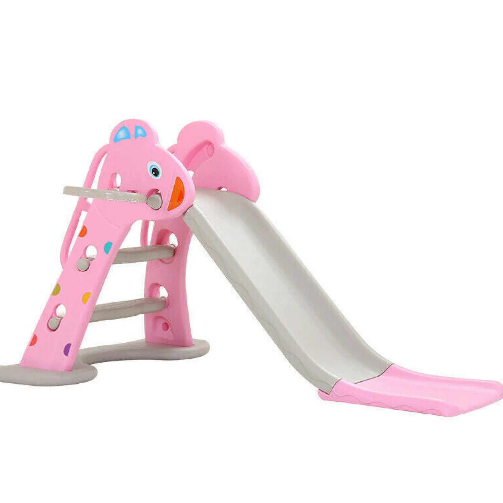 Little Helper Swing & Slide Sets & Garden Play & Trampolines | Kids Climbing Frames & Activity Toys | Kids Folding Montessori 2-in-1 Slide & Basketball Hoop | Indoors & Outdoors | 36 months +