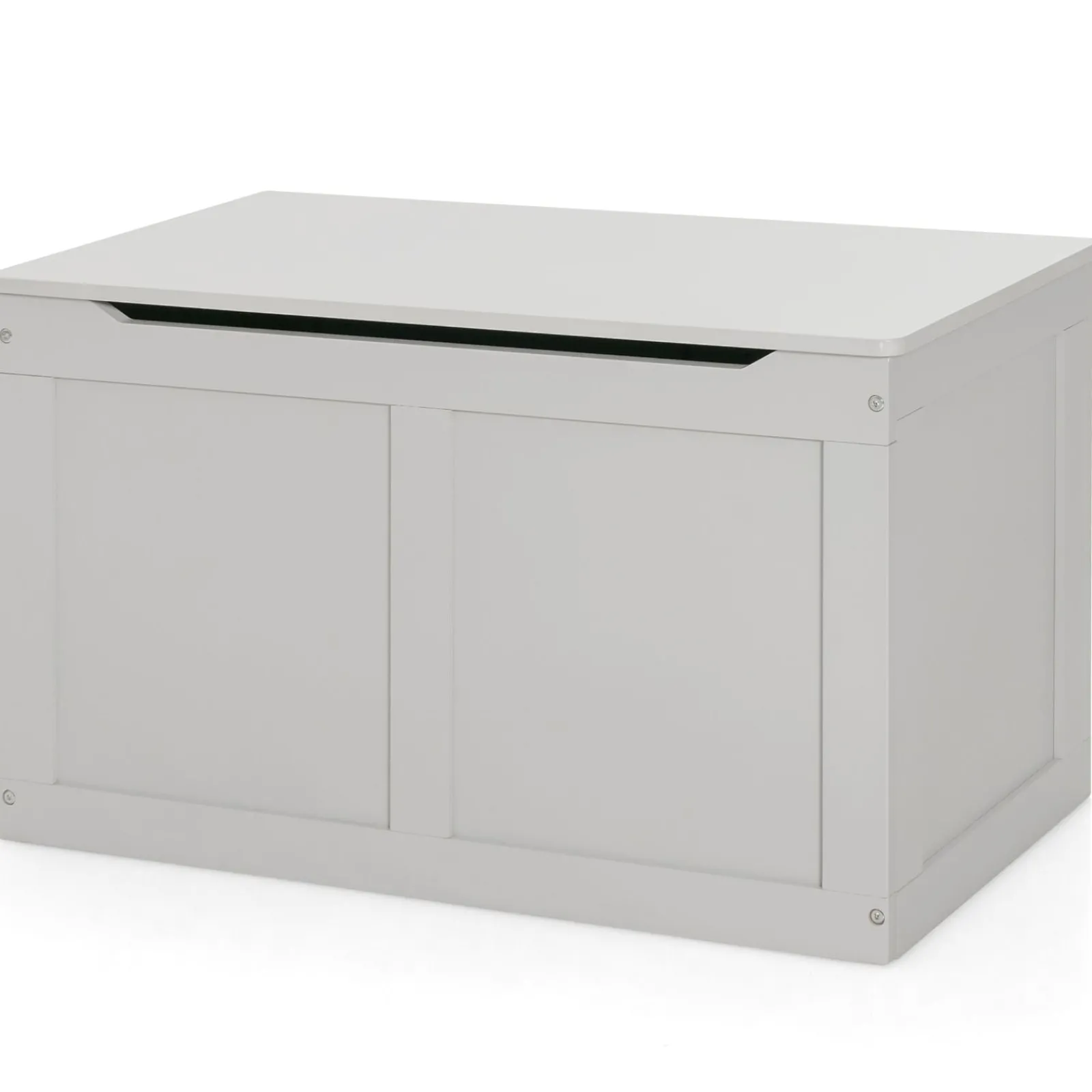 Little Helper Toy Box & Blanket Box | Toy Box & Blanket Box | Kids Montessori Eco Wooden Toy Box with Slow-Release Safety Hinge | White | 72cm
