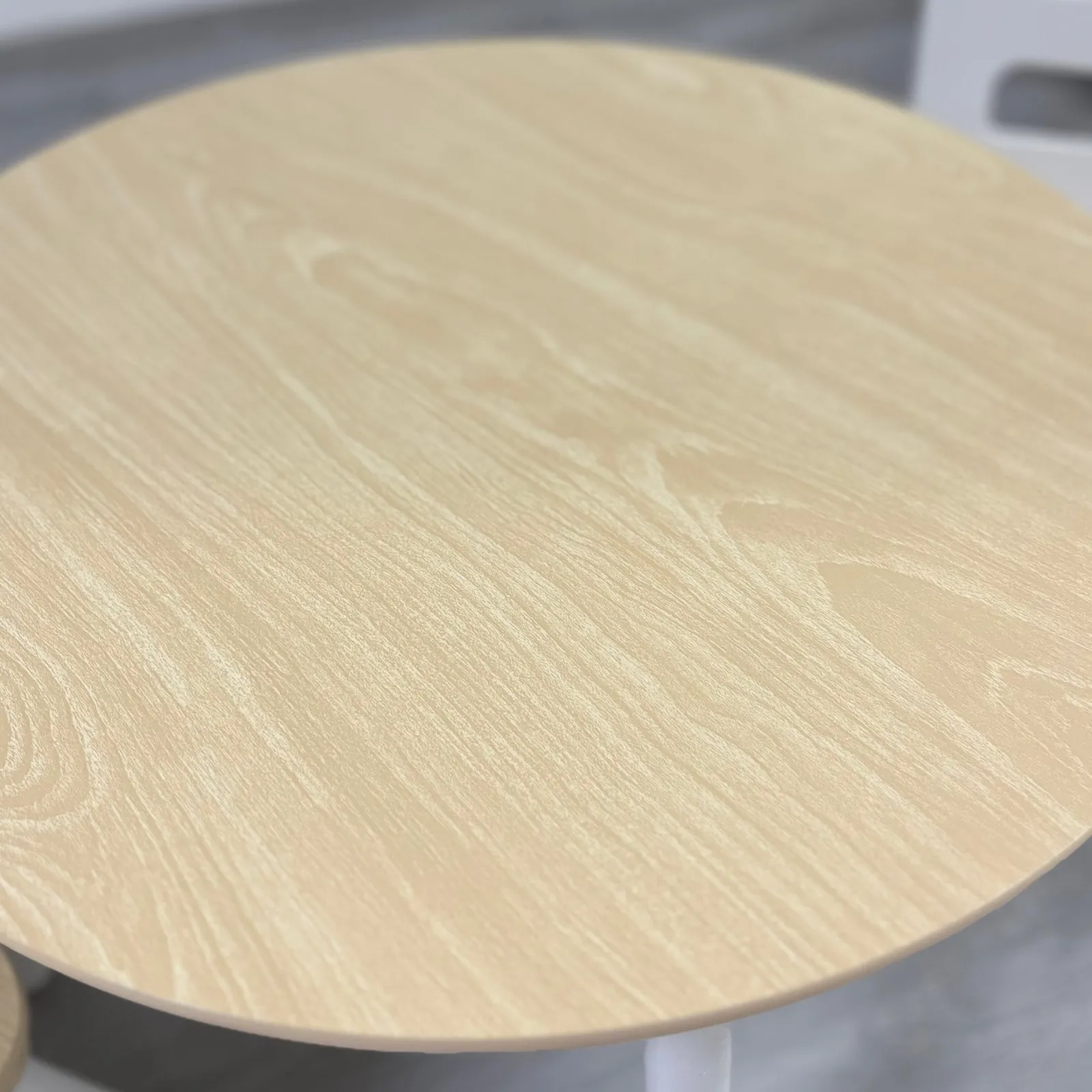 Little Helper Montessori Toys & Products | Table & Chairs (wooden) | Kids Montessori Modern White and Natural Wood Table and 2 Chairs | 2 Years +