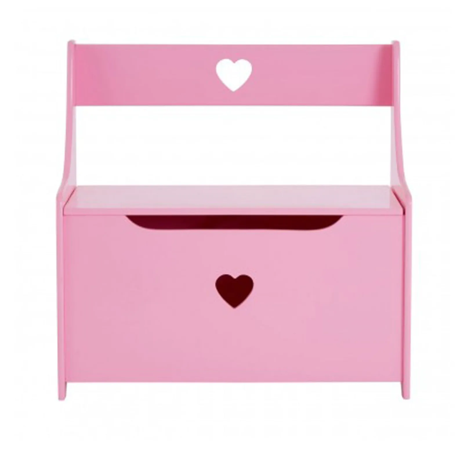 Little Helper Toy Storage Units | Toy Storage Units | Kids Montessori Toy Box & Bench Seat with Safety Hinge | Ottoman | Blanket Box | Pink