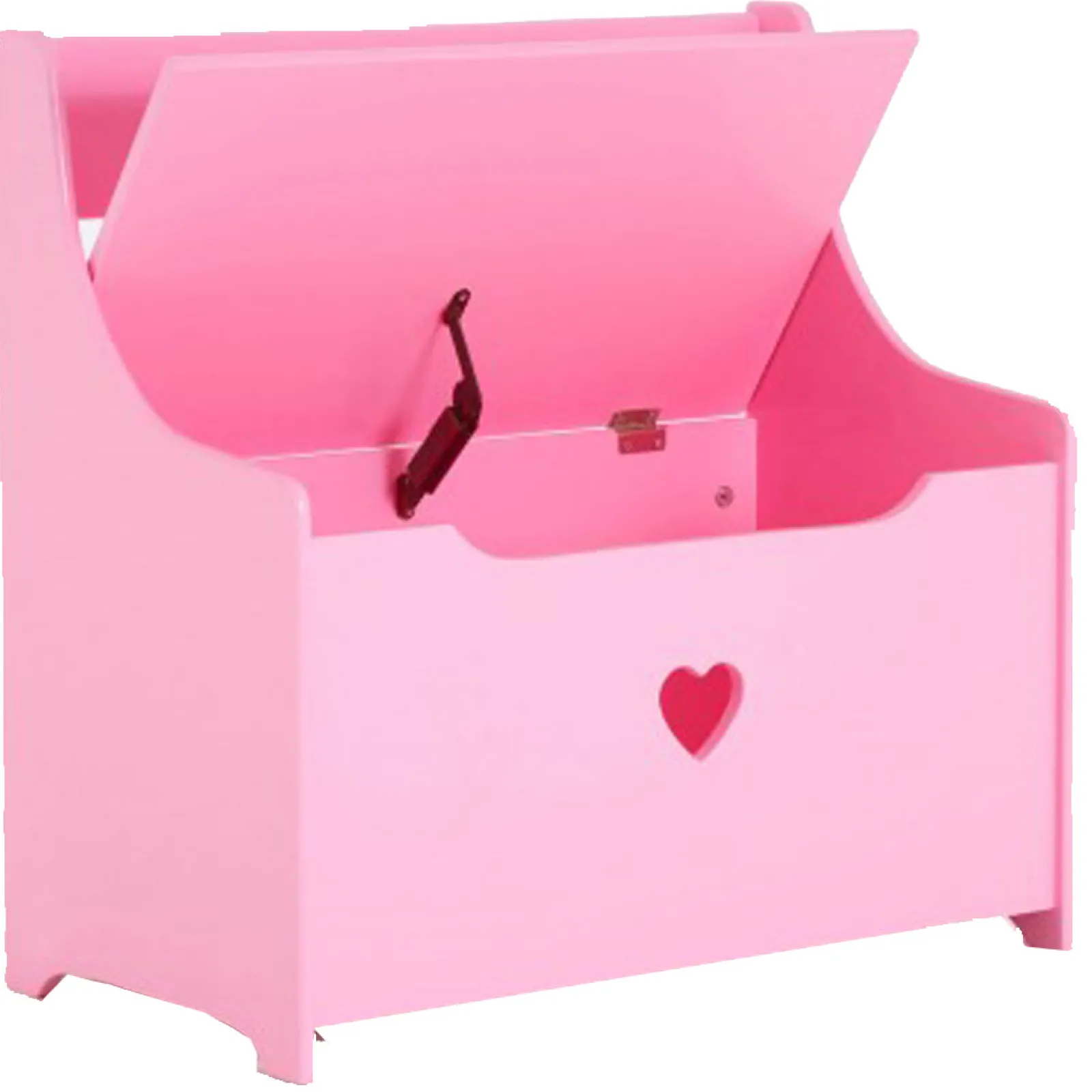 Little Helper Toy Storage Units | Toy Storage Units | Kids Montessori Toy Box & Bench Seat with Safety Hinge | Ottoman | Blanket Box | Pink