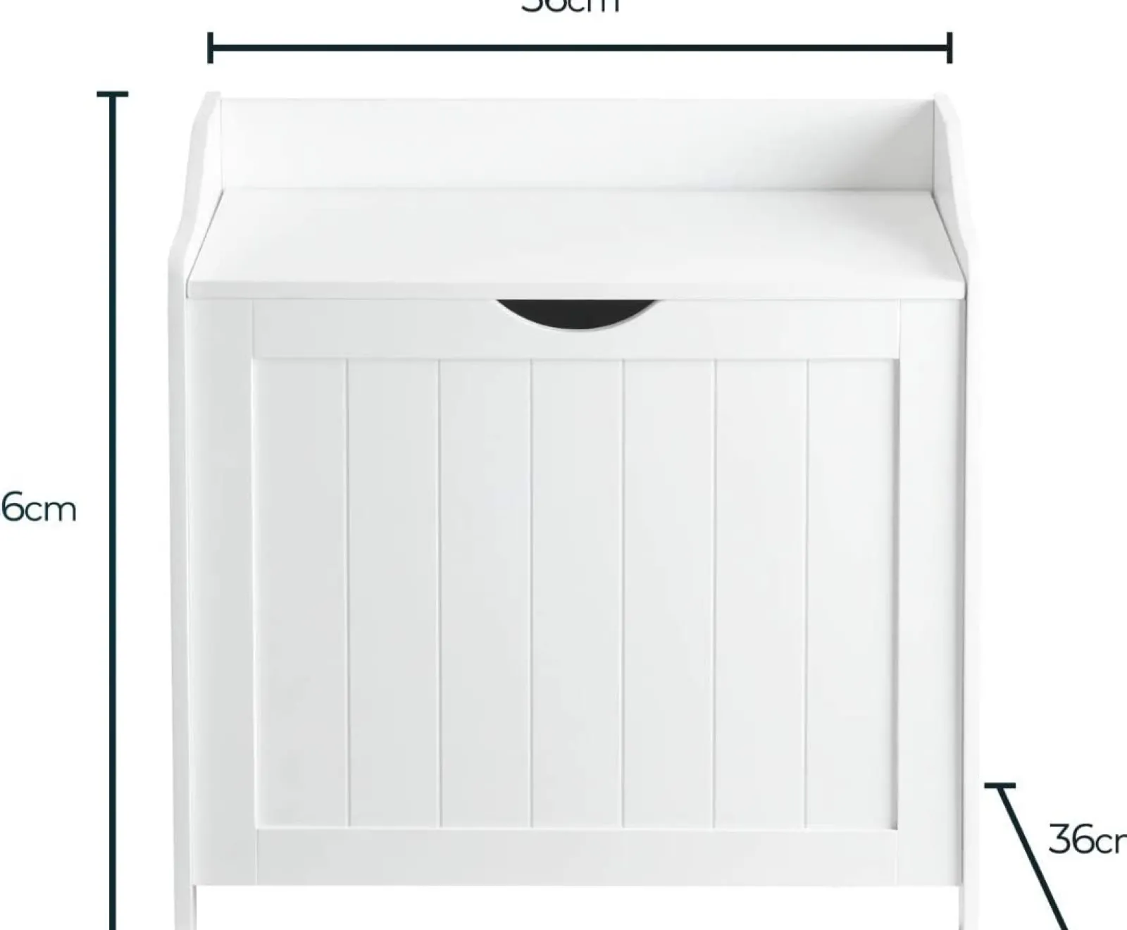 Little Helper Montessori Toys & Products | Toy Storage Units | Kids Montessori Toy Box and Seat with Slow Release Hinge | Ottoman | Blanket Box | White