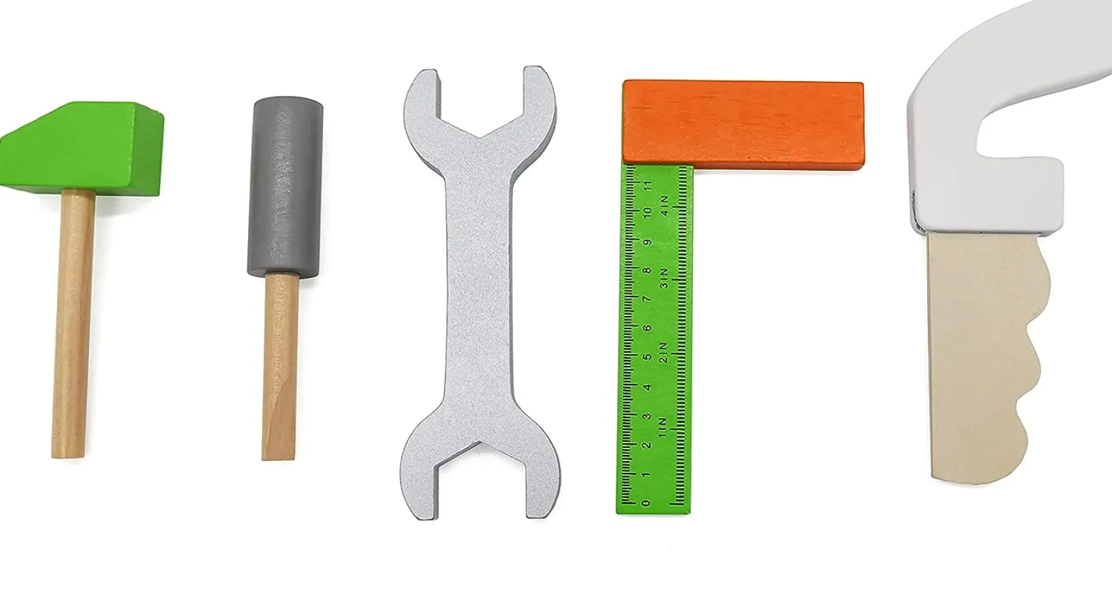 Little Helper Wooden Toys & Educational Toys | Role Play Toys & Pretend Play | Kids Montessori Wooden Workbench | Tool Bench with Tools | Grey | 3 Years+