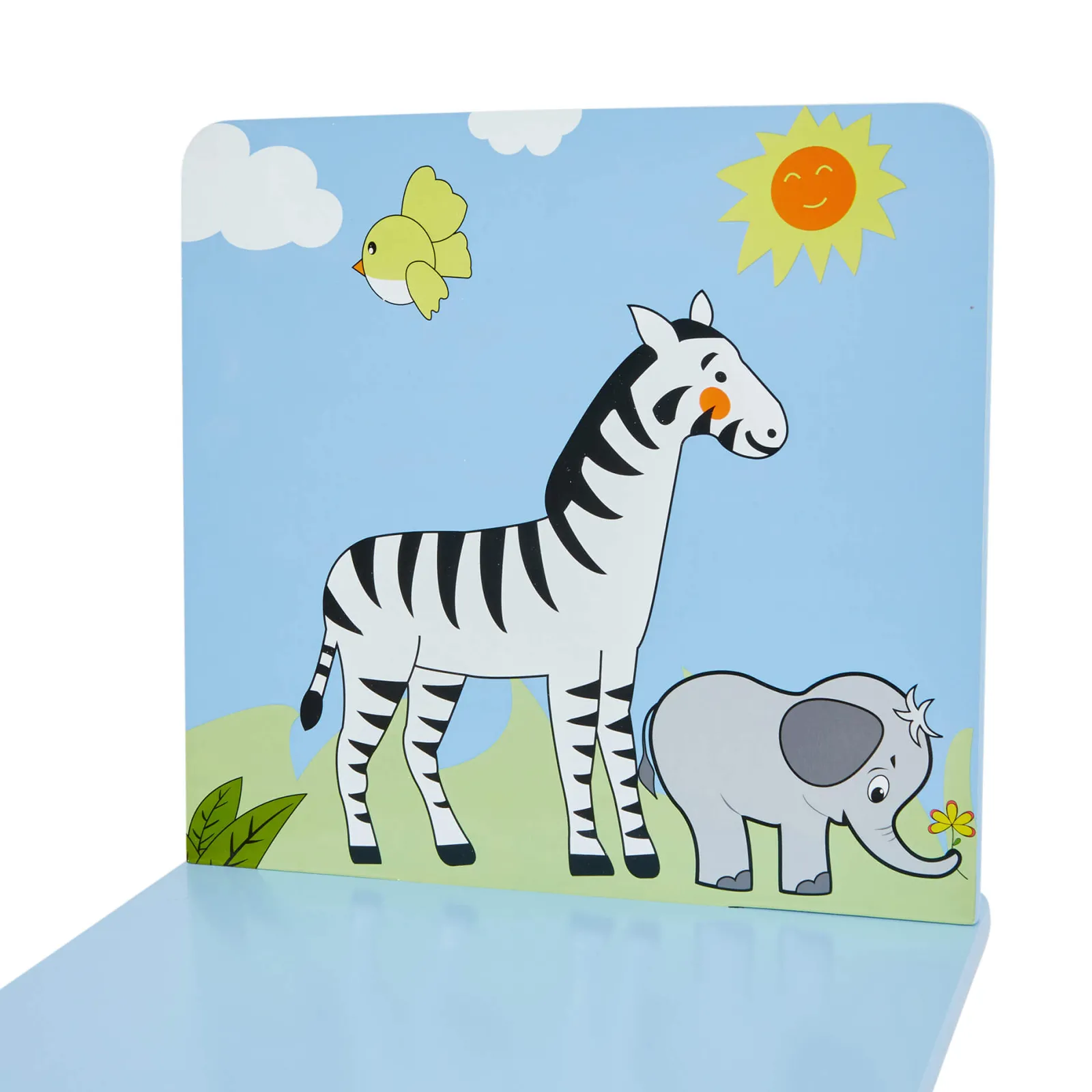 Little Helper Table & Chairs (wooden) | Kids Wooden Table and Chairs Set for 2 | Activity Table | African Safari Theme