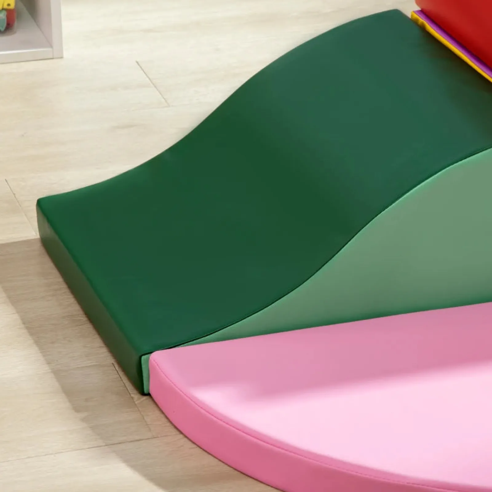 Little Helper Swing & Slide Sets & Garden Play & Trampolines | Kids Climbing Frames & Activity Toys | Large 6 Piece Montessori Climb, Crawl & Slide Soft Play Equipment | Bright Colours | 12m+