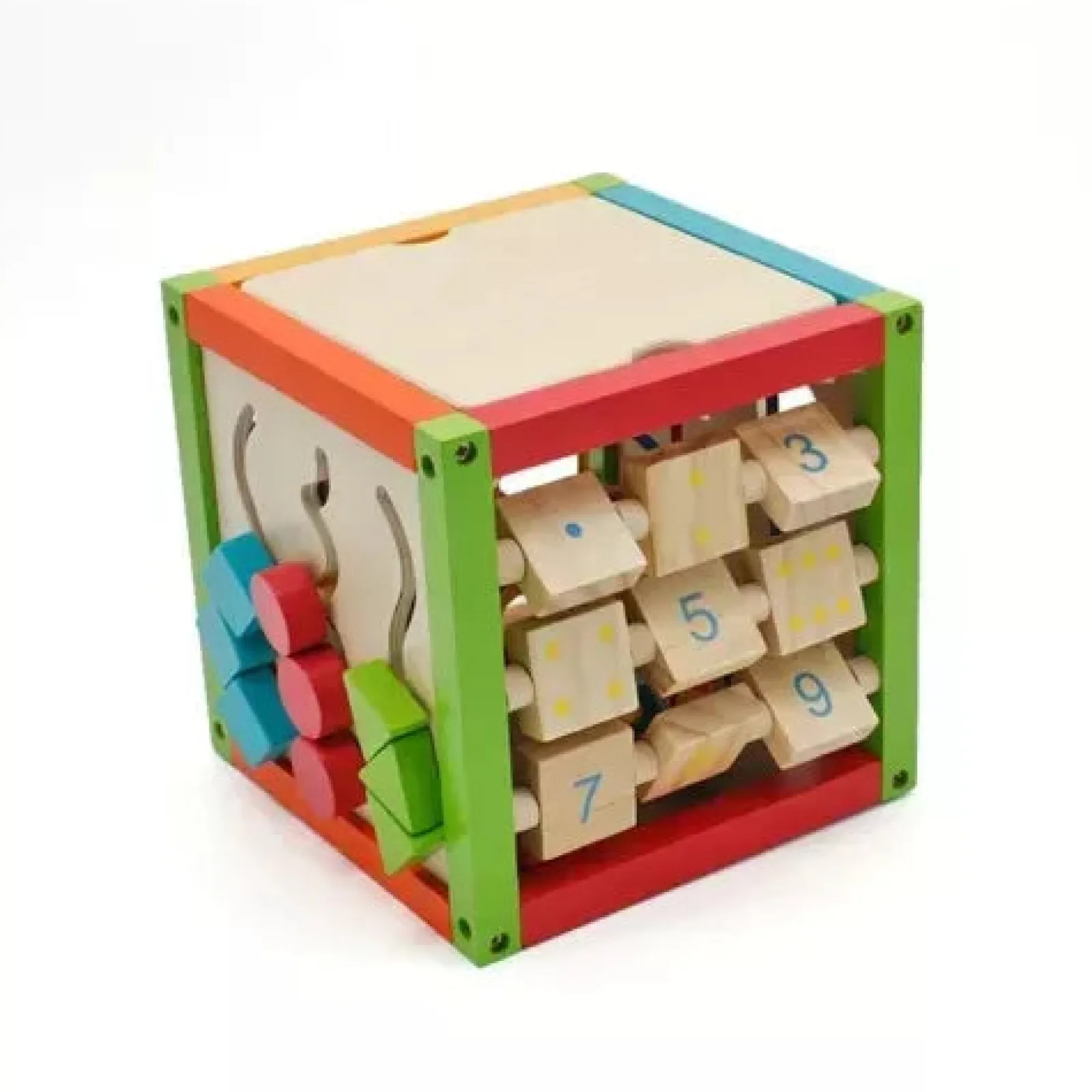 Little Helper Wooden Toys & Educational Toys | Montessori Toys & Products | Large 8-in-1 Deluxe Wooden Activity Toy | Montessori Sensory Busy Board | 3 Years+