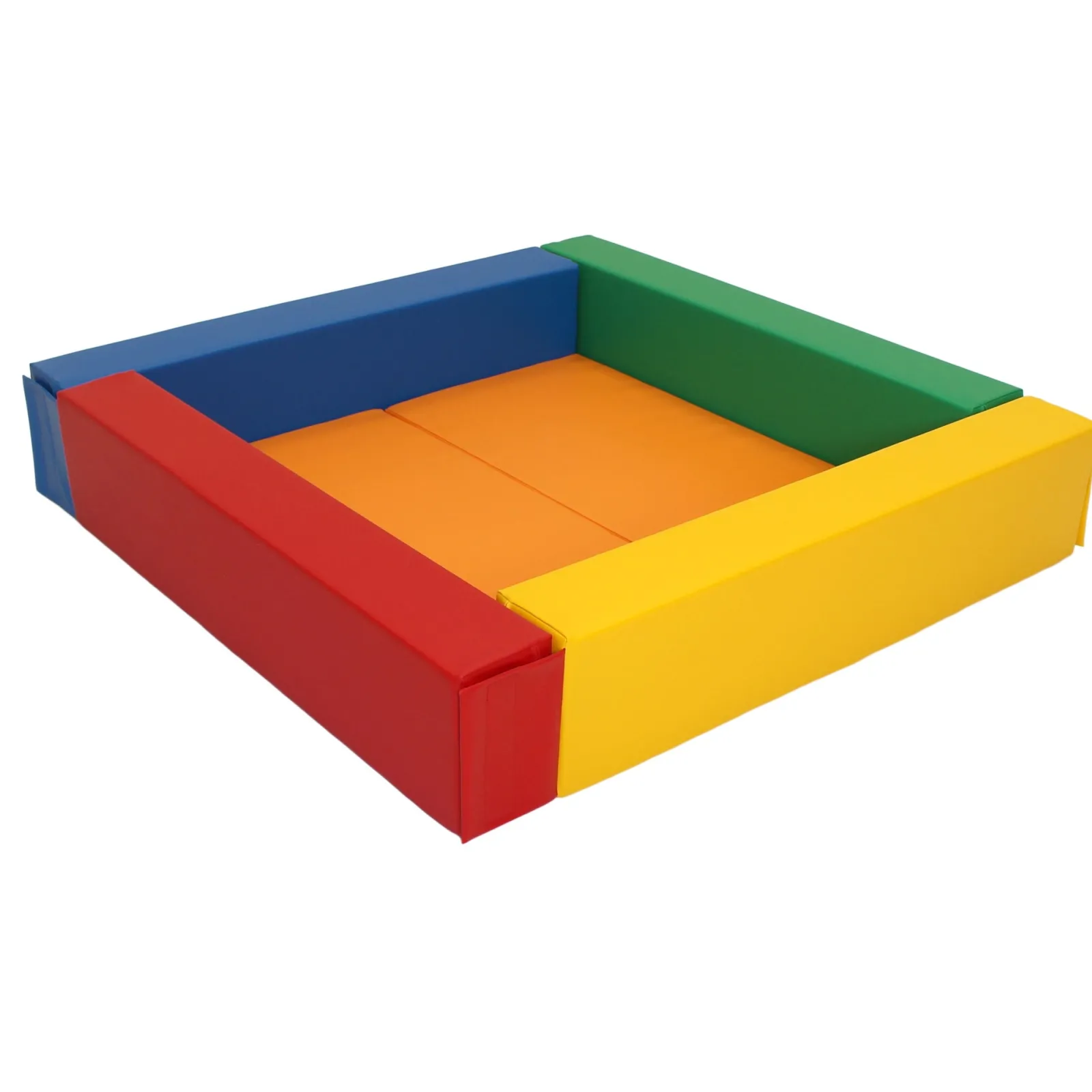 Little Helper Montessori Toys & Products | Ball Pits & Ball Pools | Large Montessori Ball Pit Soft Play Set | Ball Pool with Inner Floor Mat | 122 x 122 x 30cm | Primary Colours | 3m+
