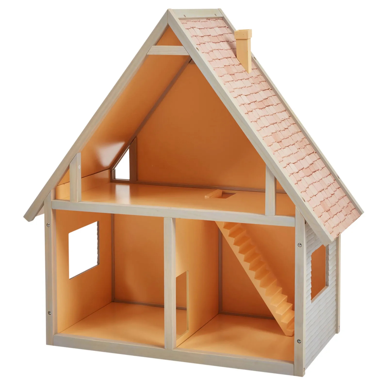 Little Helper Wooden Toys & Educational Toys | Montessori Toys & Products | Large Montessori Wooden Bookcase & Dolls House Toy Storage | 80cm High x 77cm Wide