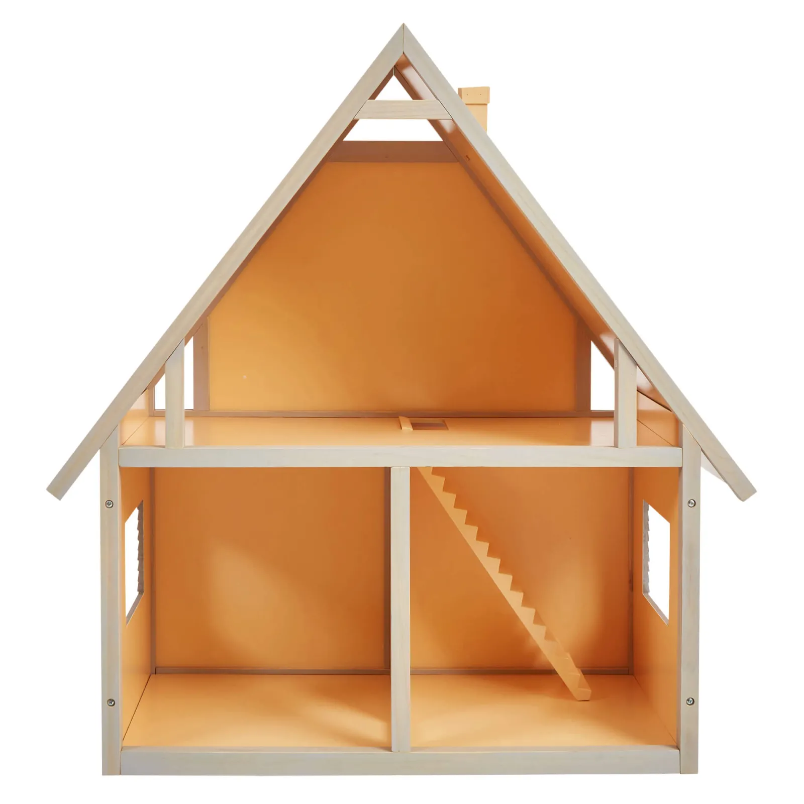 Little Helper Wooden Toys & Educational Toys | Montessori Toys & Products | Large Montessori Wooden Bookcase & Dolls House Toy Storage | 80cm High x 77cm Wide