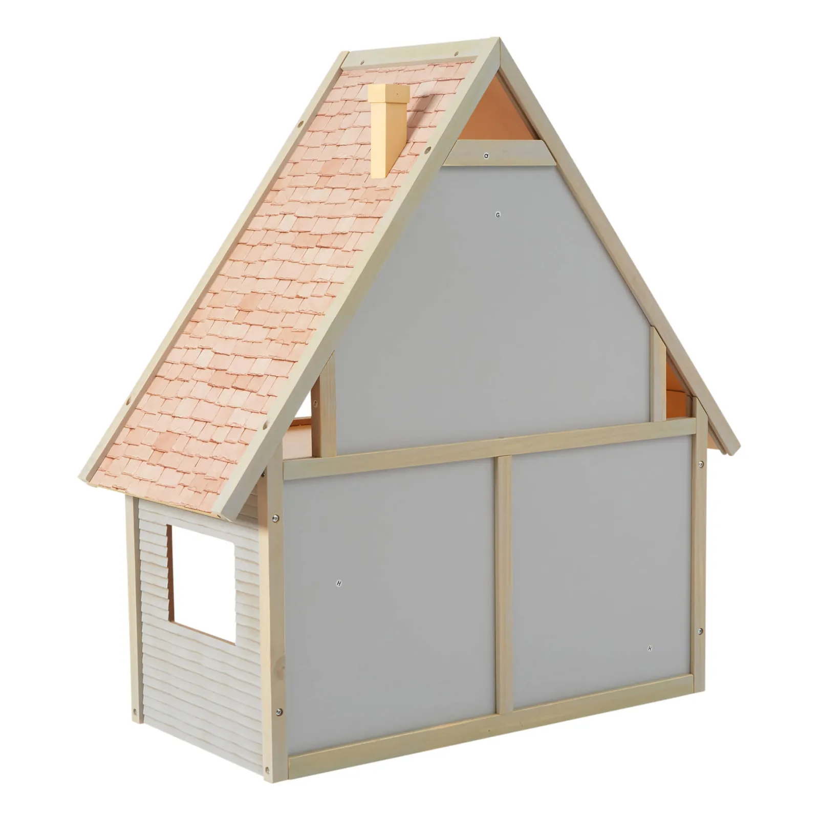 Little Helper Wooden Toys & Educational Toys | Montessori Toys & Products | Large Montessori Wooden Bookcase & Dolls House Toy Storage | 80cm High x 77cm Wide