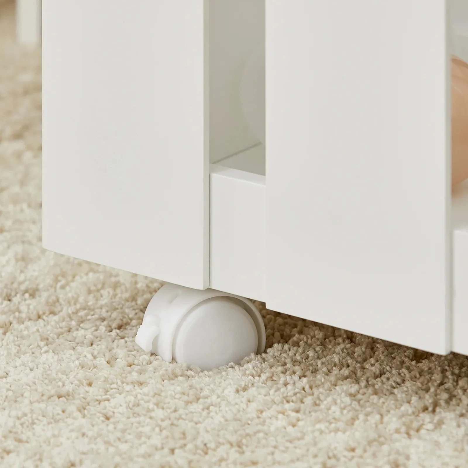 Little Helper Wooden Toys & Educational Toys | Dollhouses | Large Montessori Wooden Dolls House Bookcase | Portable Toy Storage | White | 1.14m High