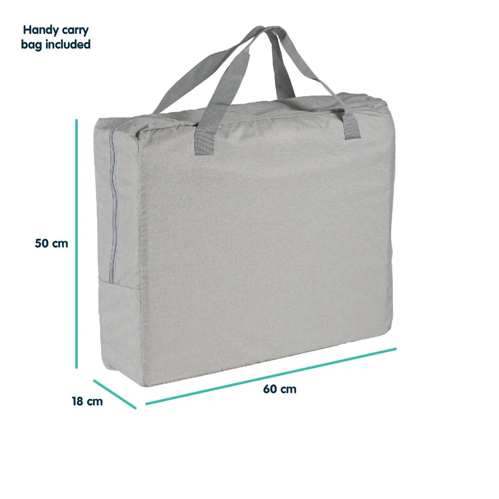 Little Helper Baby Playpens | Travel Cots & Travel Beds | Lightweight Folding Playpen & Travel Cot with Mattress & Carry Bag | Light Grey
