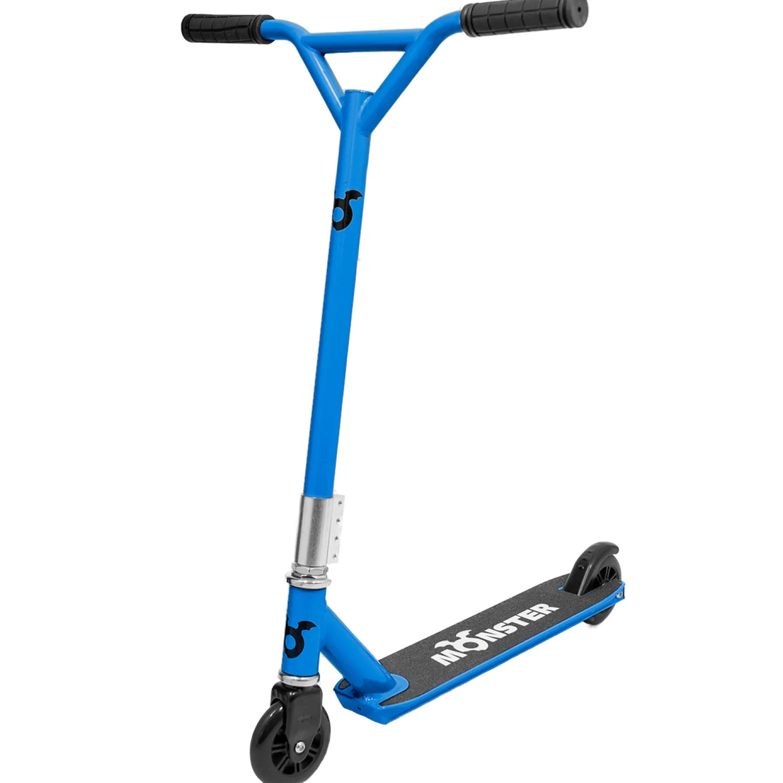 Little Helper Balance Bikes & Kids Scooters & Kids Bikes | Lightweight Monster Pro Scooter with Aluminium Deck | Push, Kick & Jump Stunt Scooter | Blue