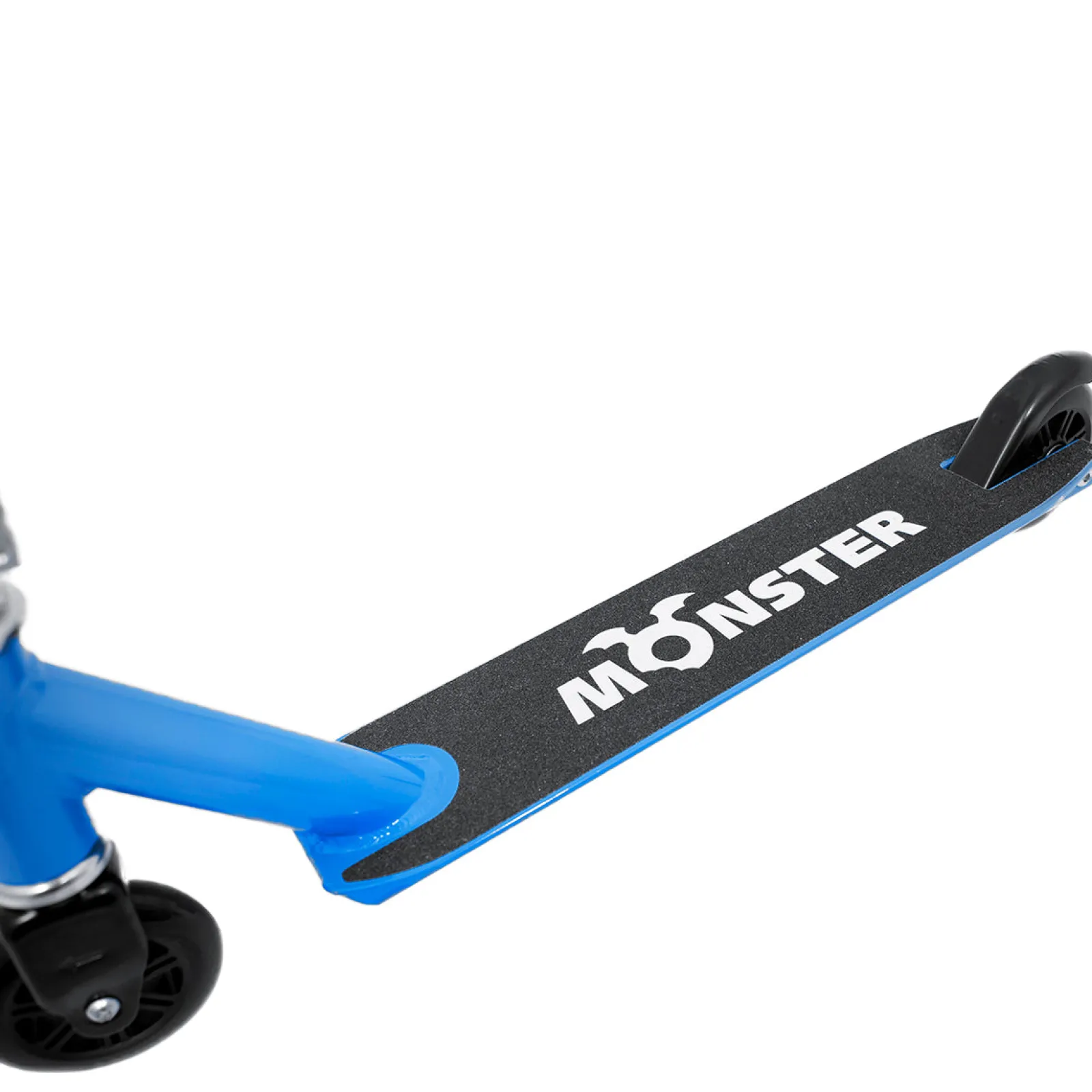 Little Helper Balance Bikes & Kids Scooters & Kids Bikes | Lightweight Monster Pro Scooter with Aluminium Deck | Push, Kick & Jump Stunt Scooter | Blue