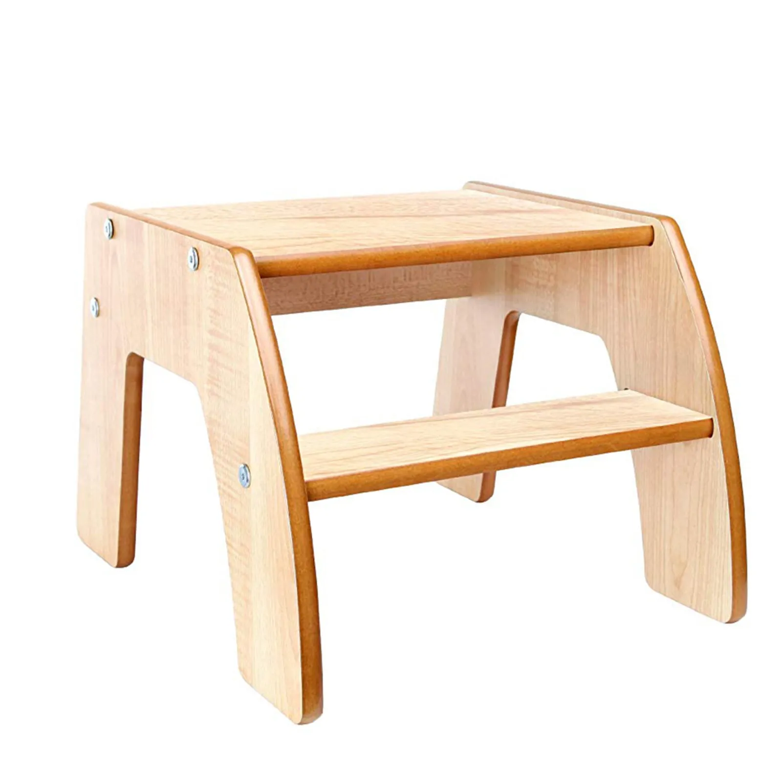 Little Helper Step Stools | Step Stools | FunStep Wooden Step Stool | Natural