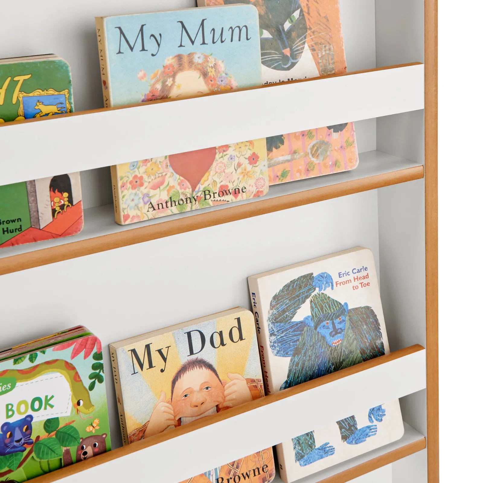 Little Helper Bookcases & Kids Bookshelves | Kids Bookcases & Kids Bookshelves | Montessori Wall Mounted BookCase | Childrens Bookcase | Kids Bookshelf | White