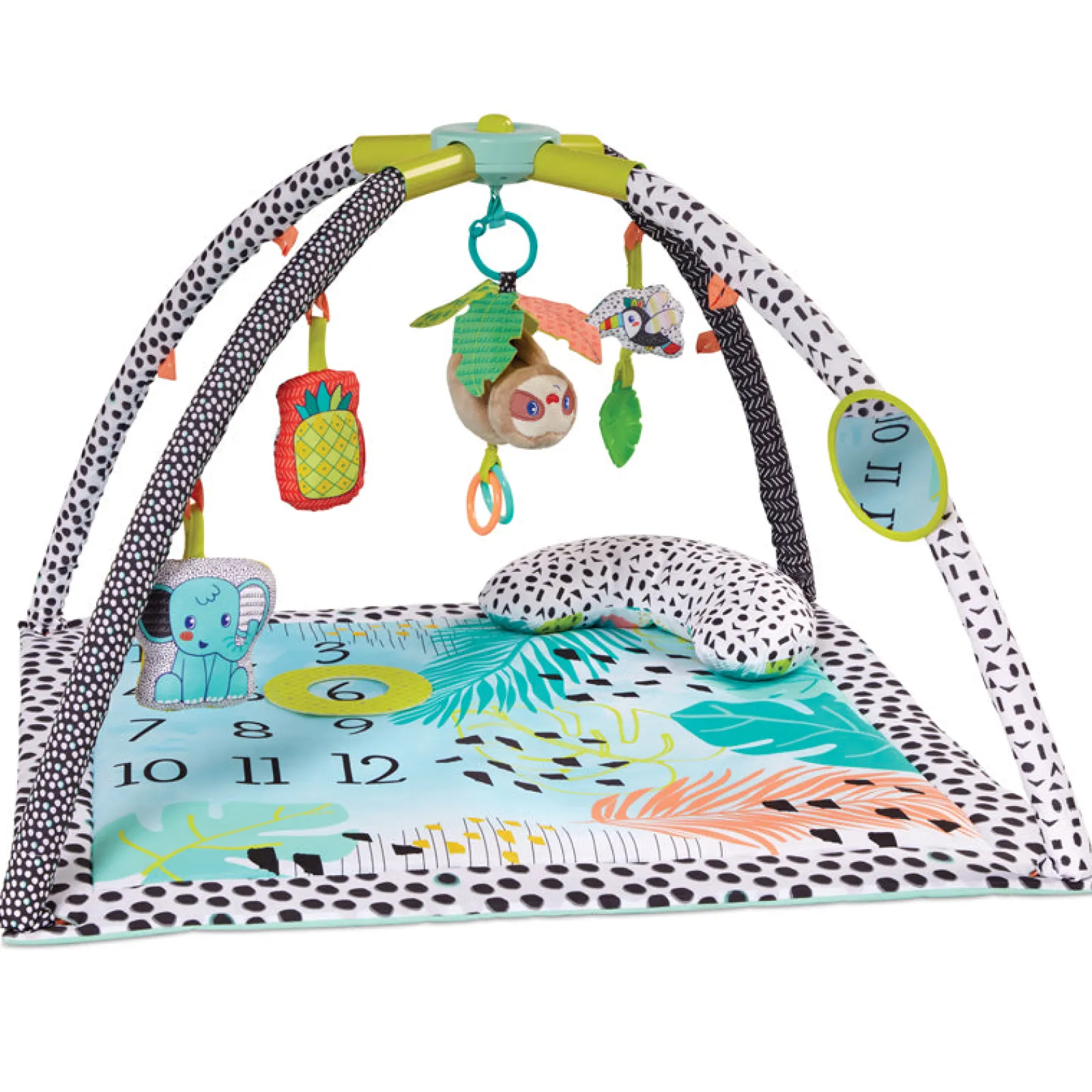 Little Helper Baby Play Gyms & Tummy Time & Activity Centres | Milestone Moments | Newborn Portable Baby Play Mat | Baby Gym