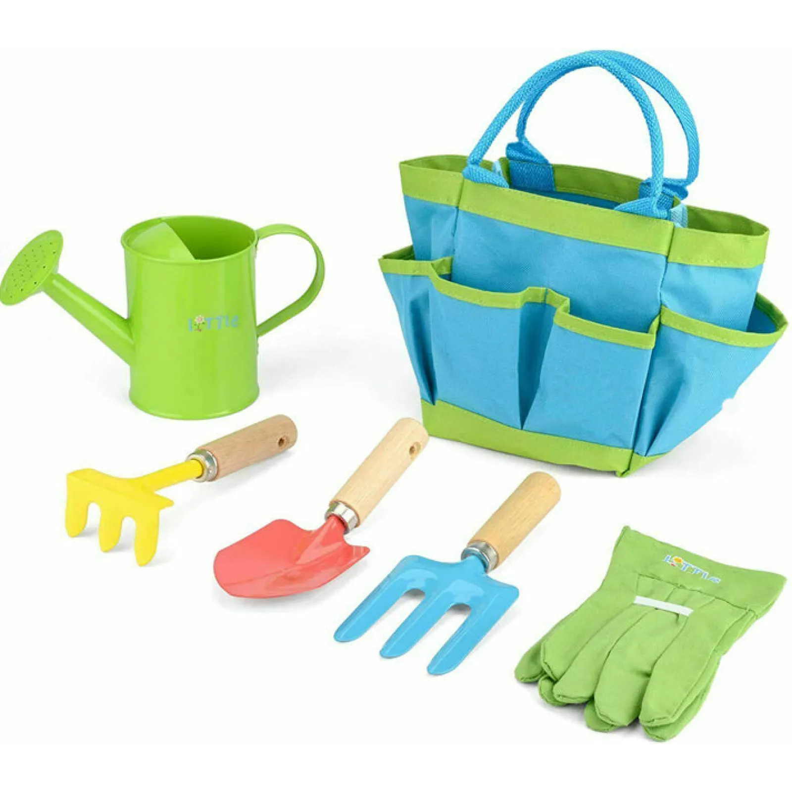 Little Helper Sand & Water Table & Sandpits & Mud Kitchens | Montessori Toys & Products | Montessori 6 Piece Sand Pit Set & Garden Toy Tool Set | 3 years+
