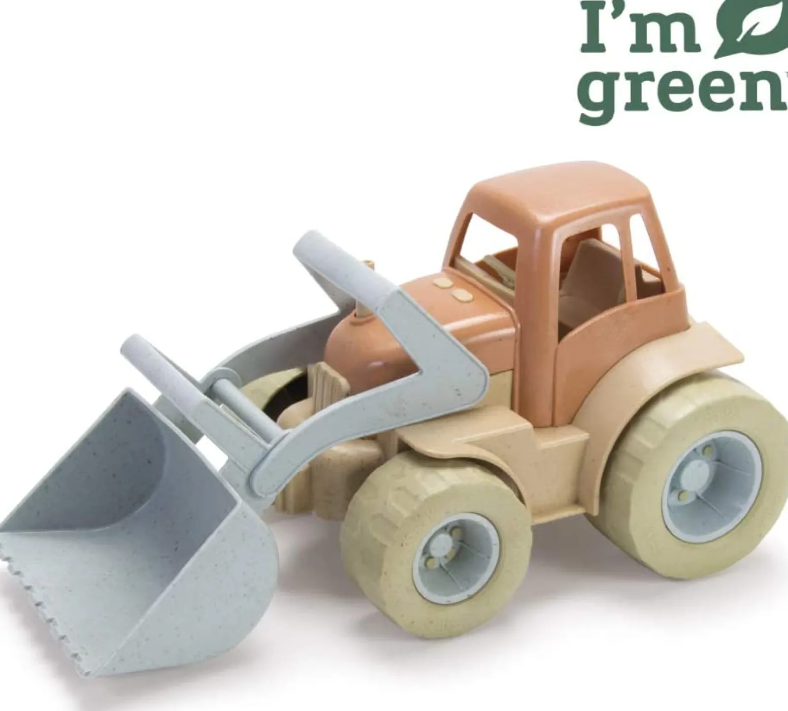 Little Helper Sand & Water Table & Sandpits & Mud Kitchens | Role Play Toys & Pretend Play | Montessori 100% Recyclable BIOPlastic Sandpit Toy | Toy Tractor with Scoop Front Loader | 2 Years+