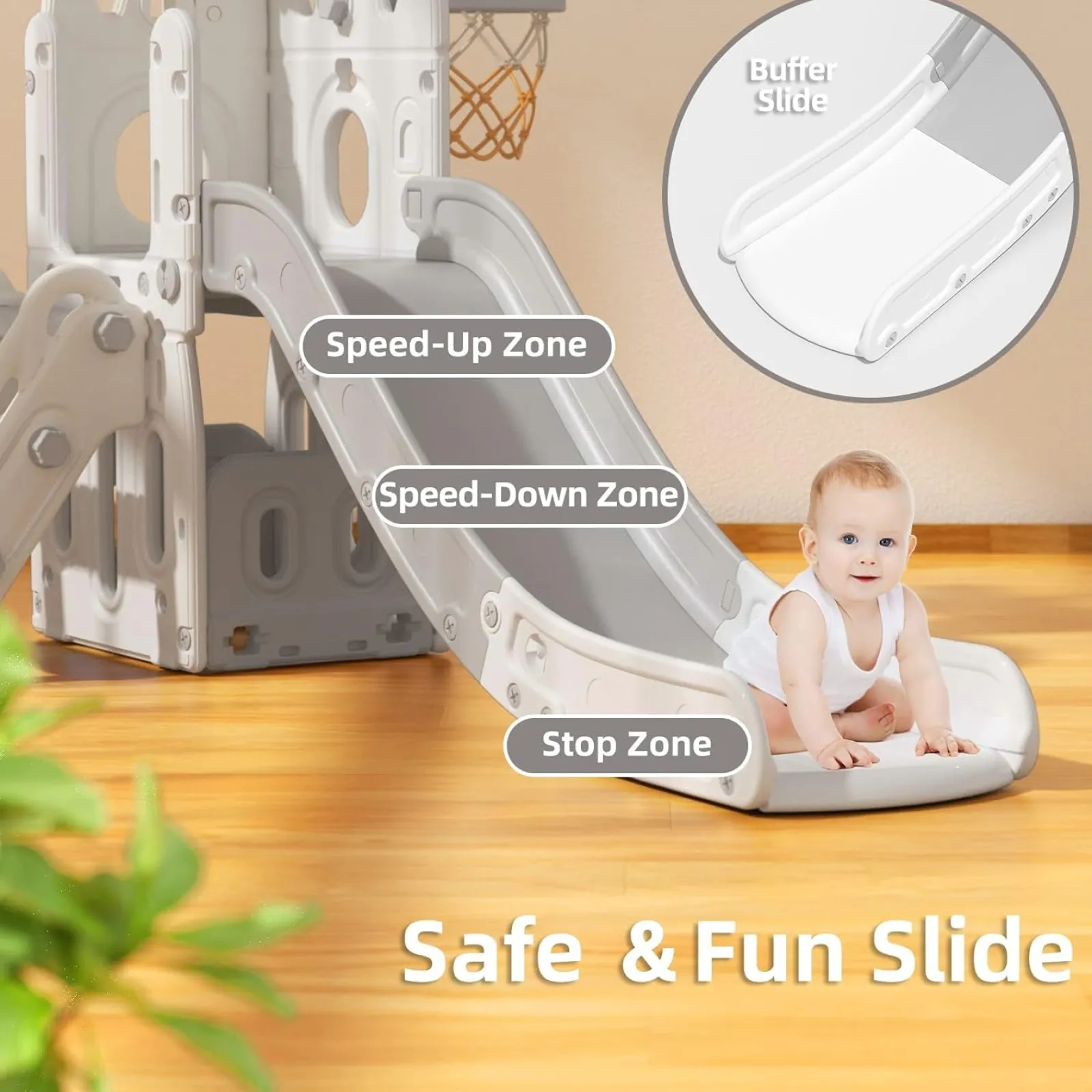Little Helper Montessori Toys & Products | Swing & Slide Sets & Garden Play & Trampolines | Montessori Castle | Slide Set | Basketball Hoop | Bridge | Indoor or Outdoor | Storage