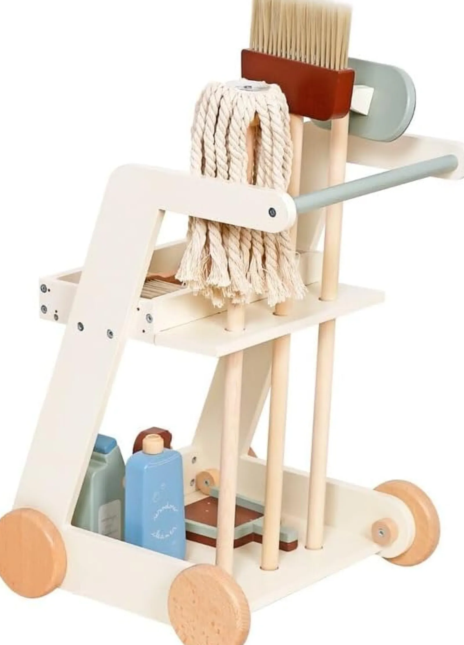 Little Helper Role Play Toys & Pretend Play | Montessori Toys & Products | Montessori Deluxe Eco Wooden Cleaning Set | Role Play Cleaning Set | Pretend Play Toy | 36+