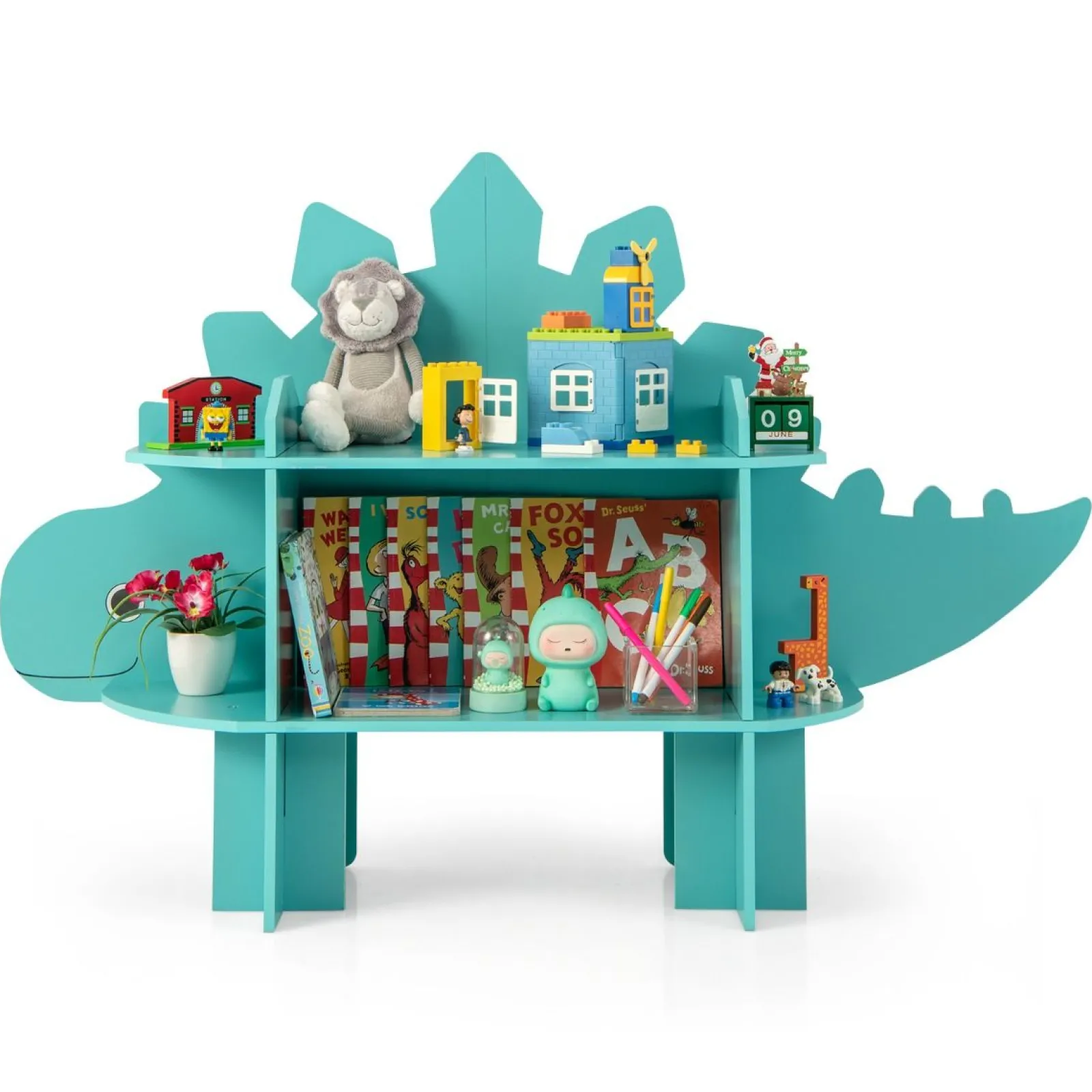Little Helper Toy Storage Units | Toy Storage Units | Montessori Dinosaur Kids Toy Storage | Kids Toy Storage | Anti-Toppling System | 0.9m HIgh | 3-12 Years