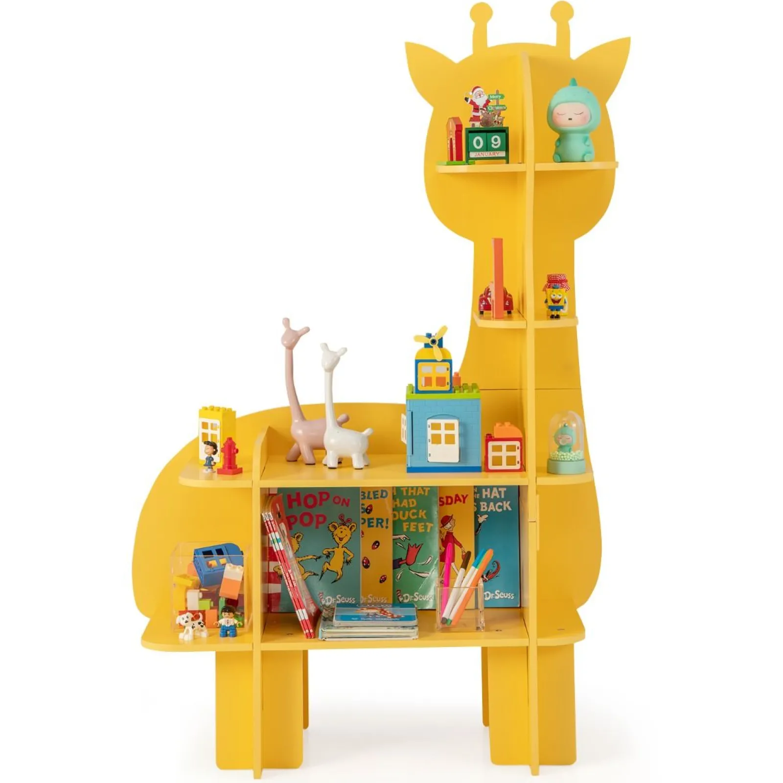 Little Helper Toy Storage Units | Toy Storage Units | Montessori Giraffe Kids Toy Storage | Kids Toy Storage | Anti-Toppling System | 1.3 HIgh | 3-12 Years