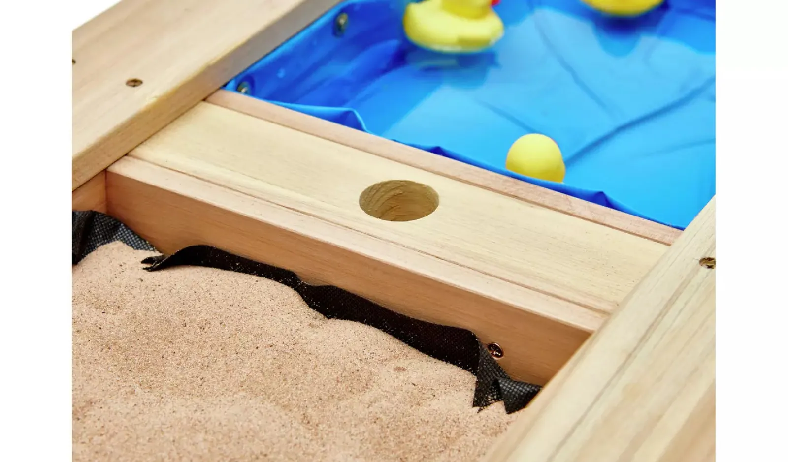 Little Helper Sand & Water Table & Sandpits & Mud Kitchens | Montessori 4-in-1 FSC Eco Conscious Wooden 4 Seater Picnic Bench | Water Station | Sandpit & Mud Kitchen + Lid | 18m+