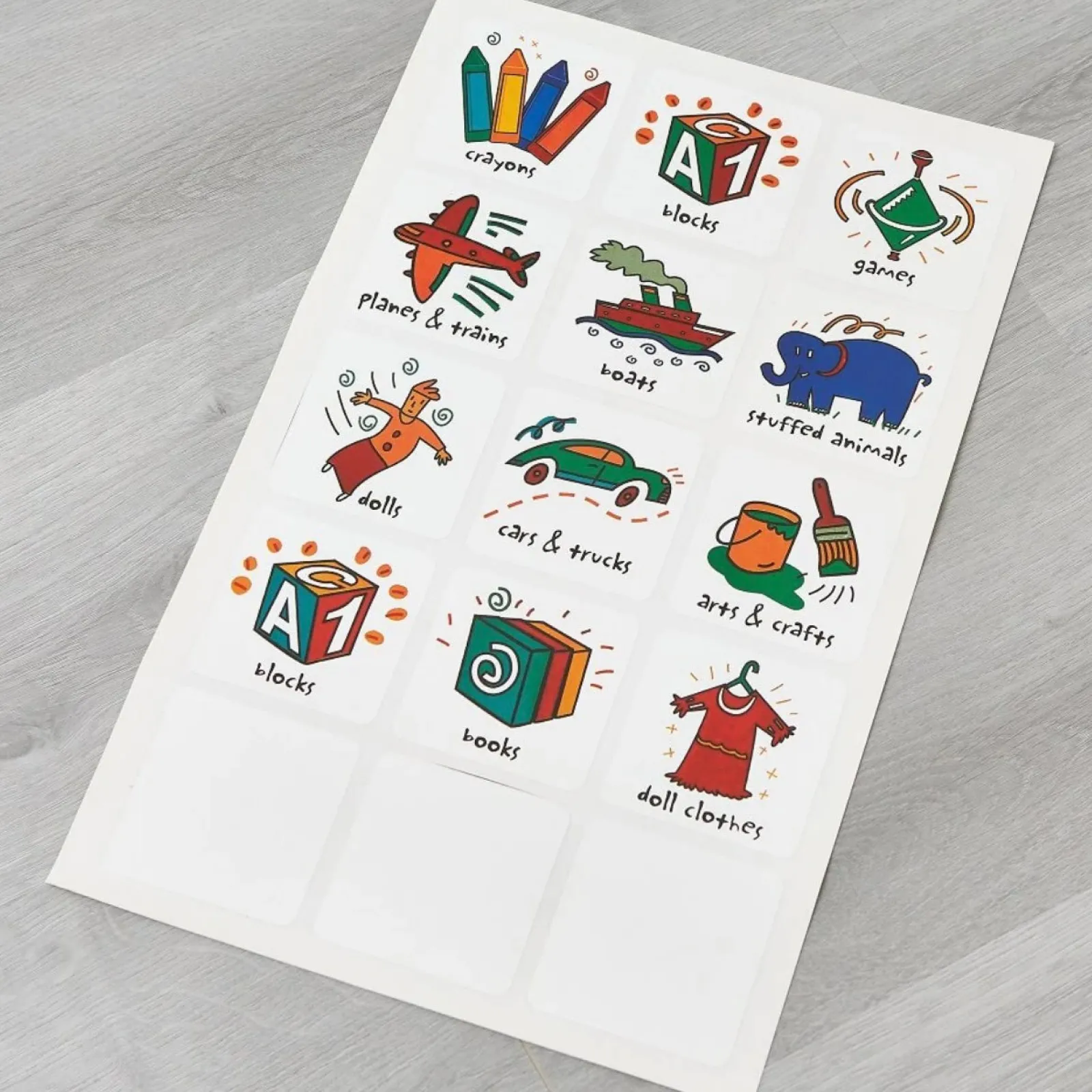 Little Helper Toy Storage Units | Toy Storage Units | Montessori Large Children's 12-Bin Toy Storage Unit | Primary Colours